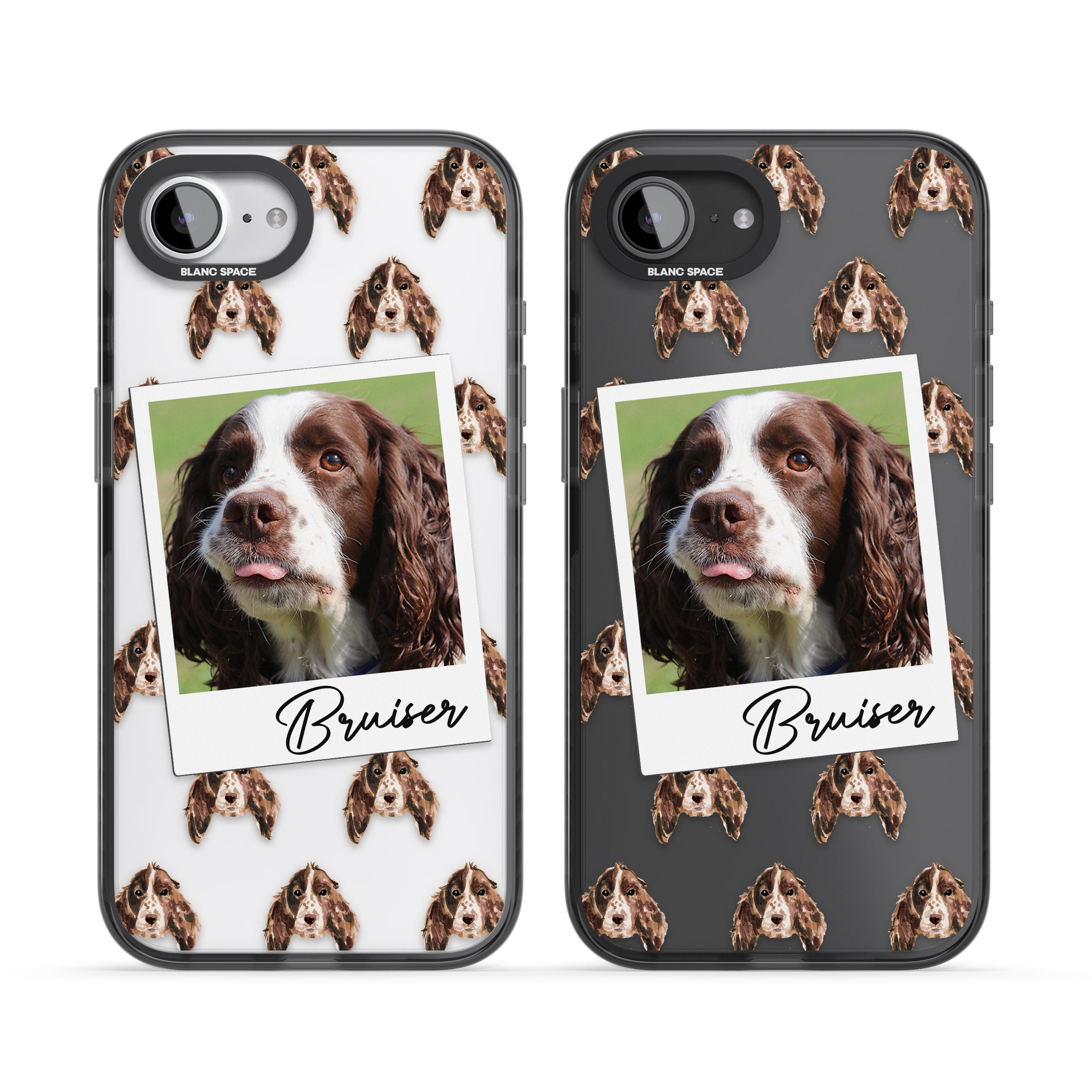 Personalised Springer Spaniel Instant Camera Photo