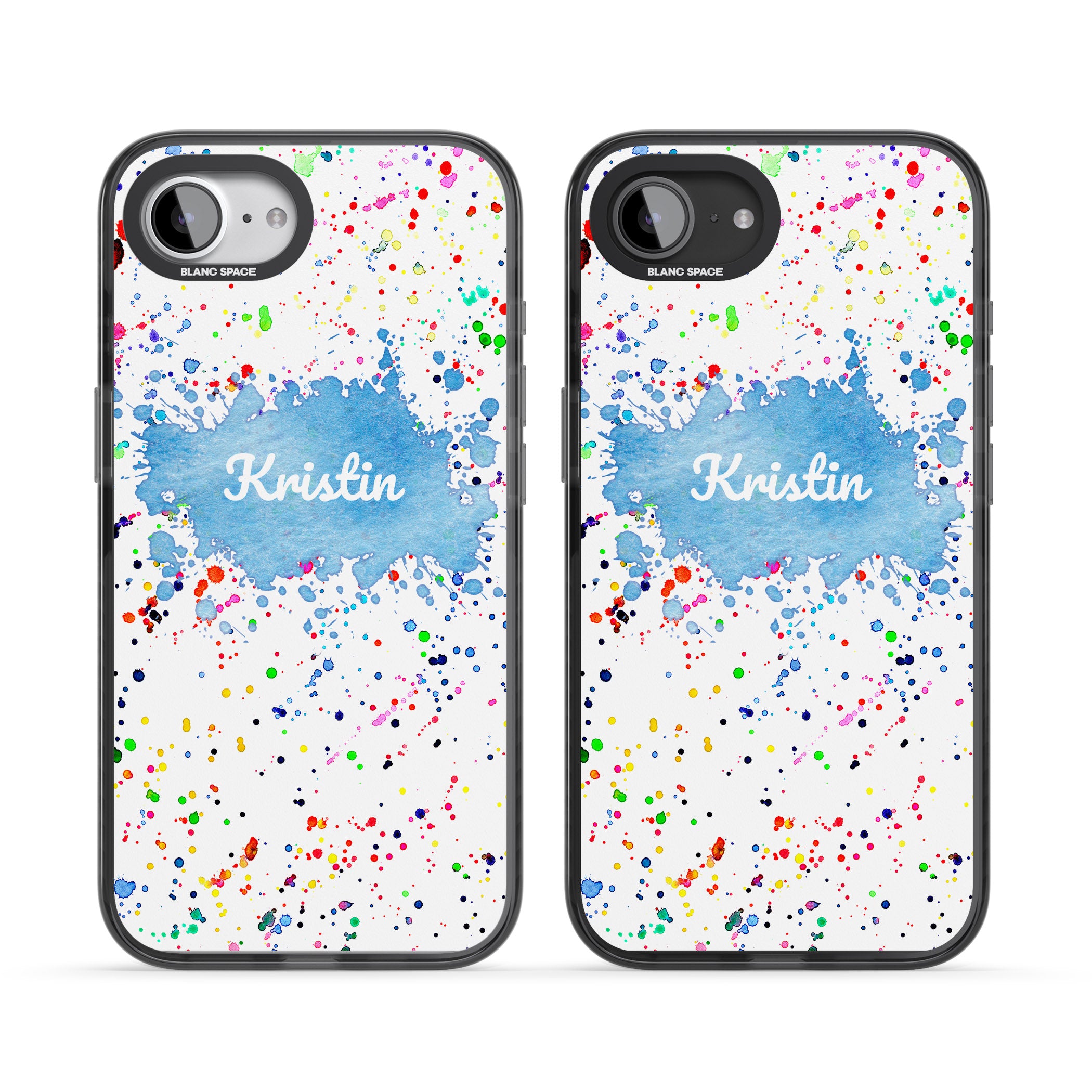 Personalised Rainbow Splatter Name
