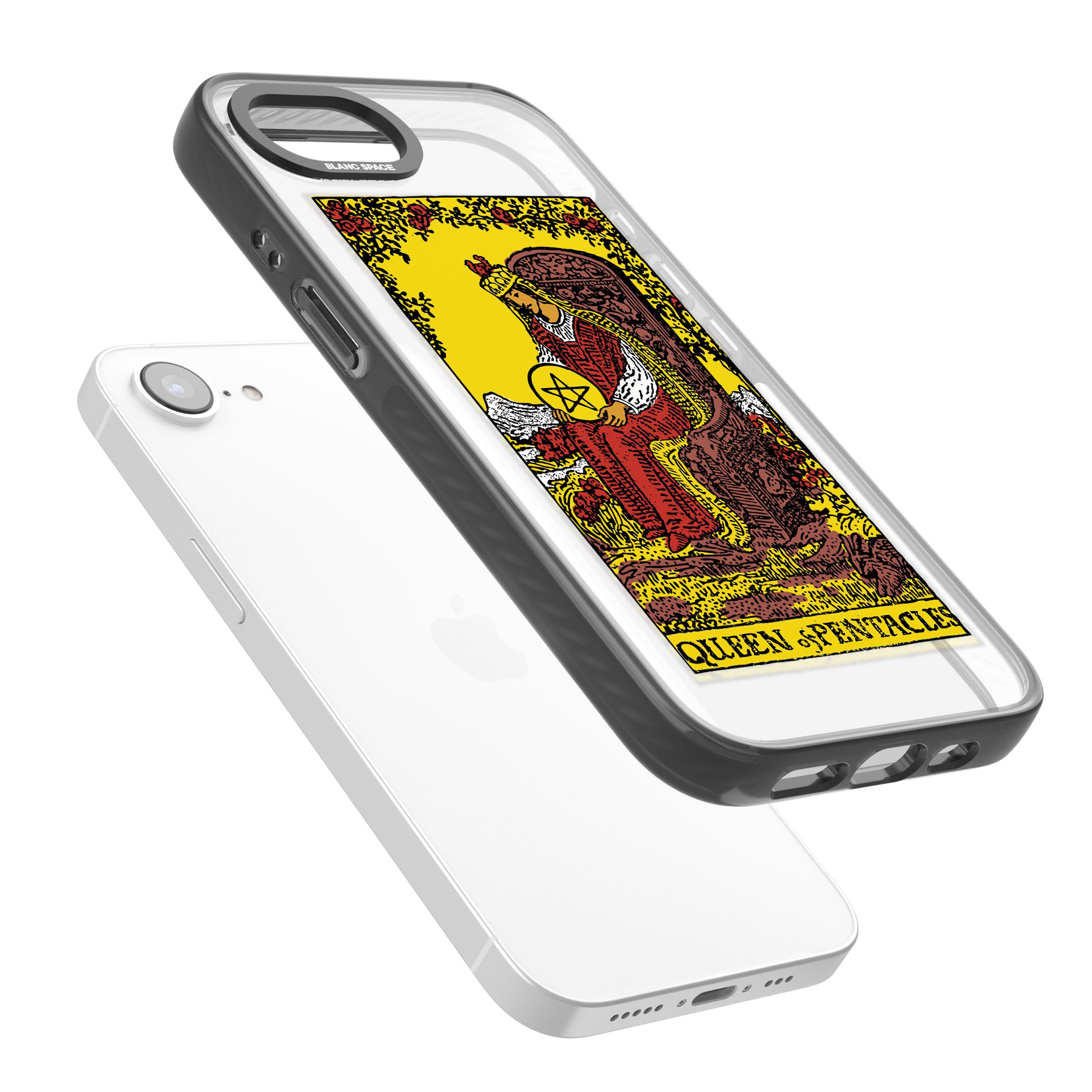 Personalised Queen Of Pentacles Tarot Card (Color)