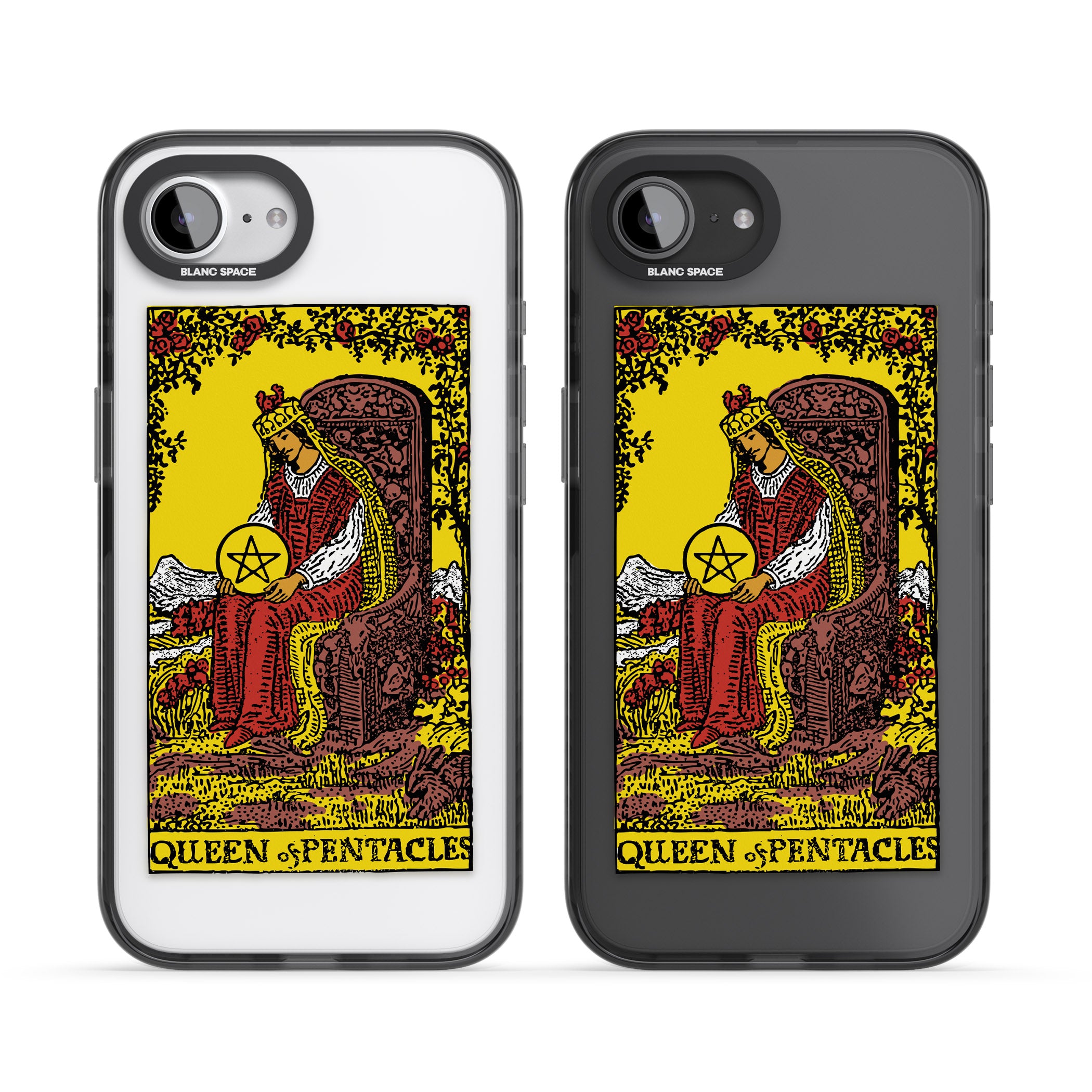 Personalised Queen Of Pentacles Tarot Card (Color)