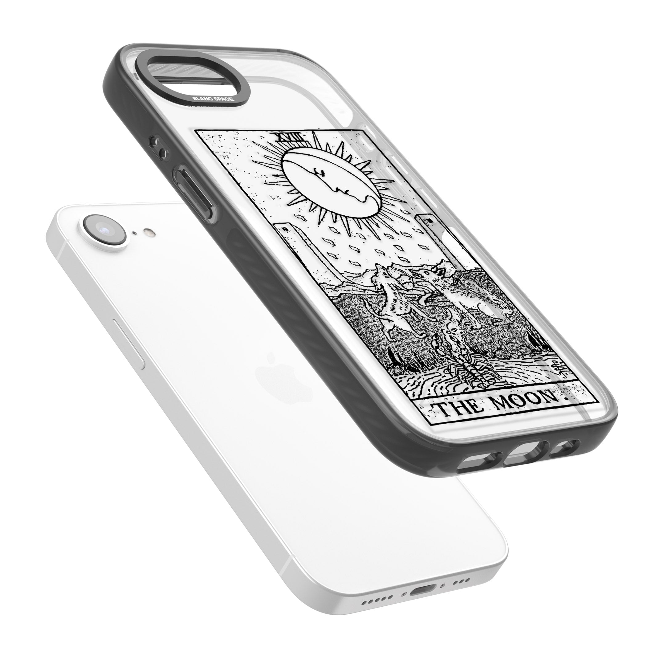 Personalised The Moon Tarot Card (Clear)