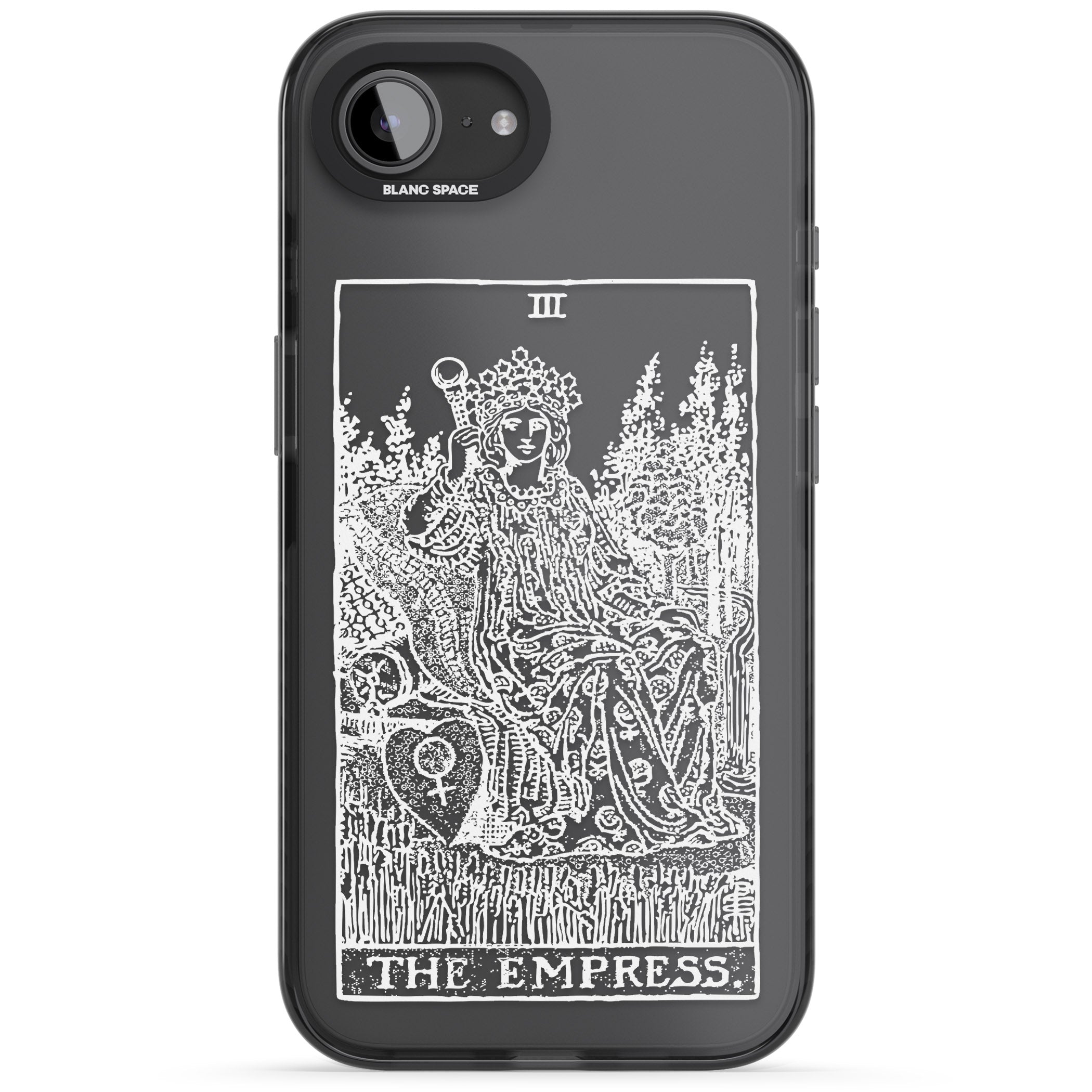 Personalised The Empress Tarot Card (White)