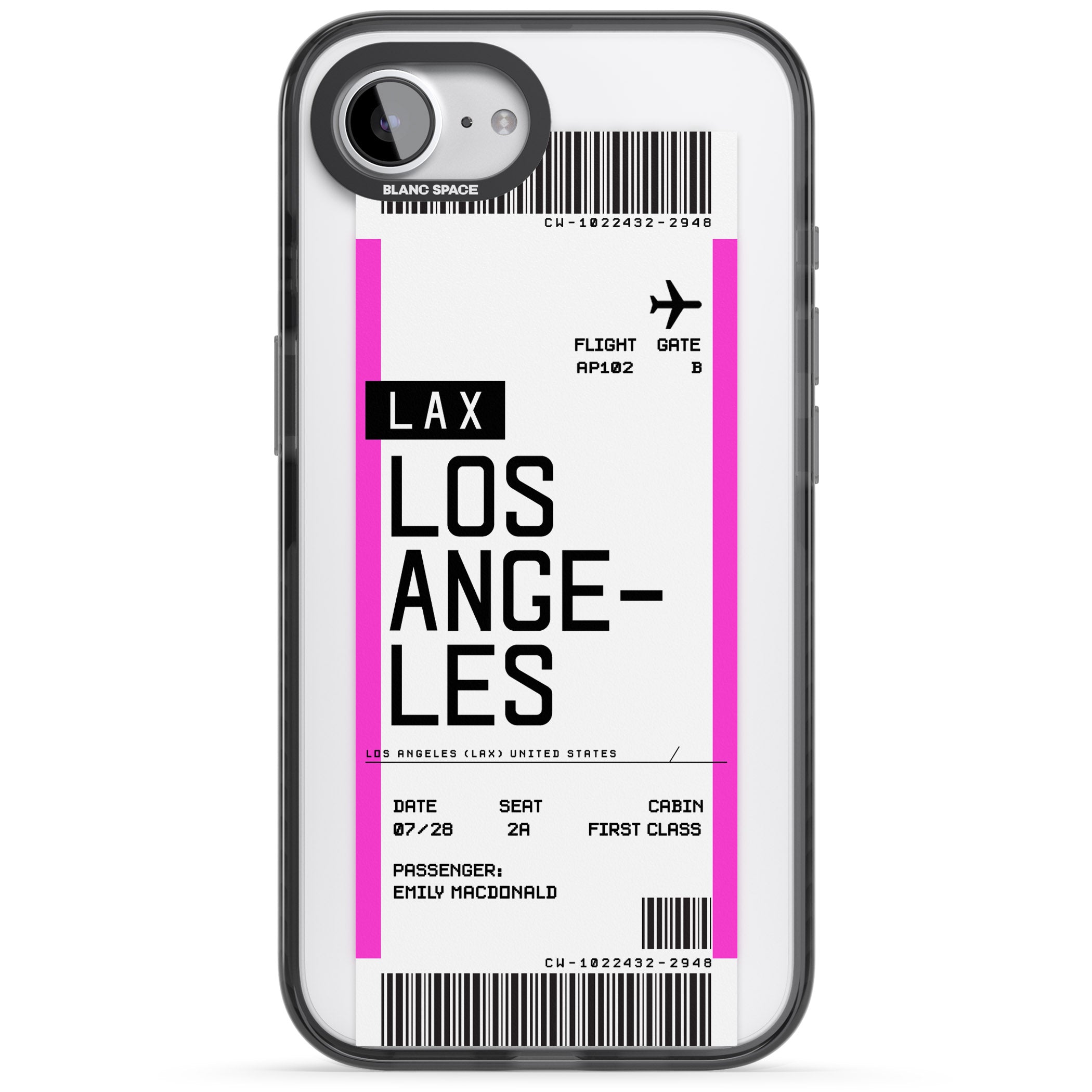Personalised Los Angeles Boarding Pass