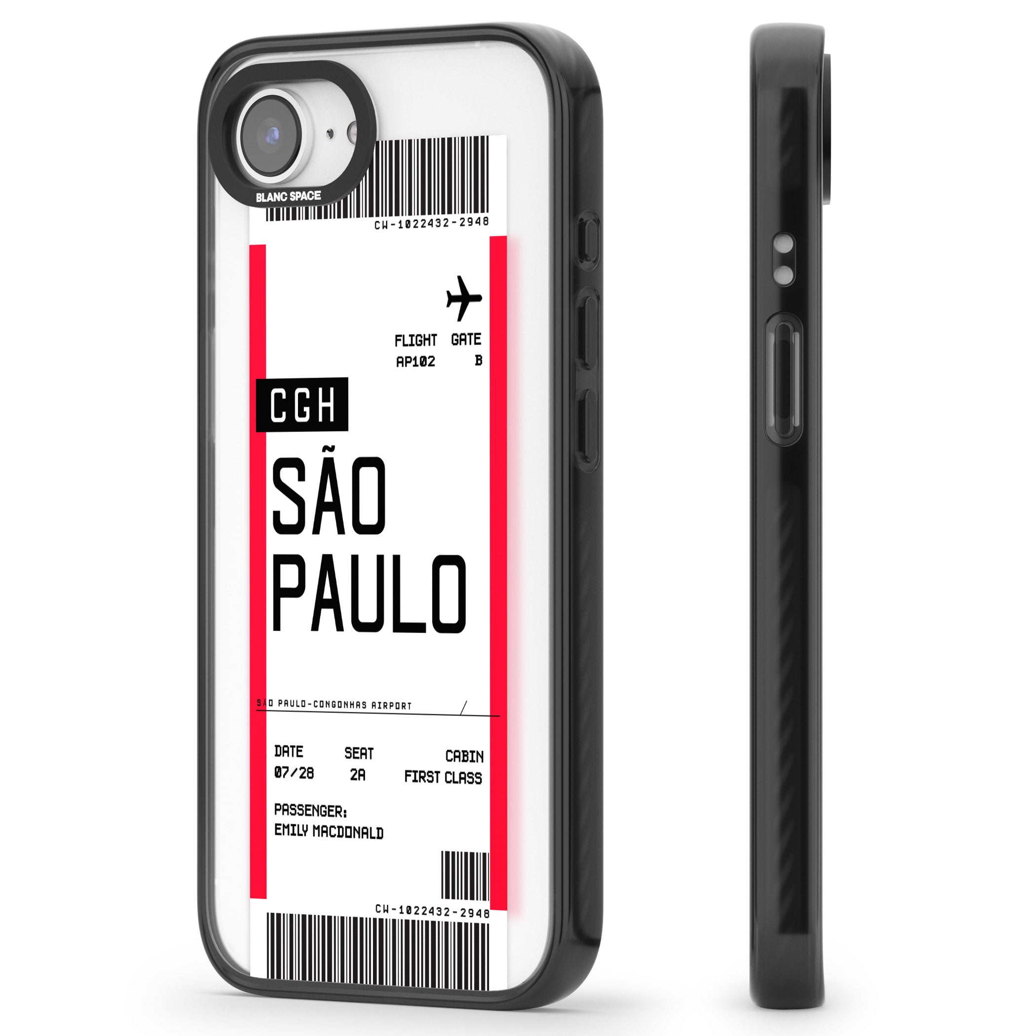 Personalised São Paulo Boarding Pass