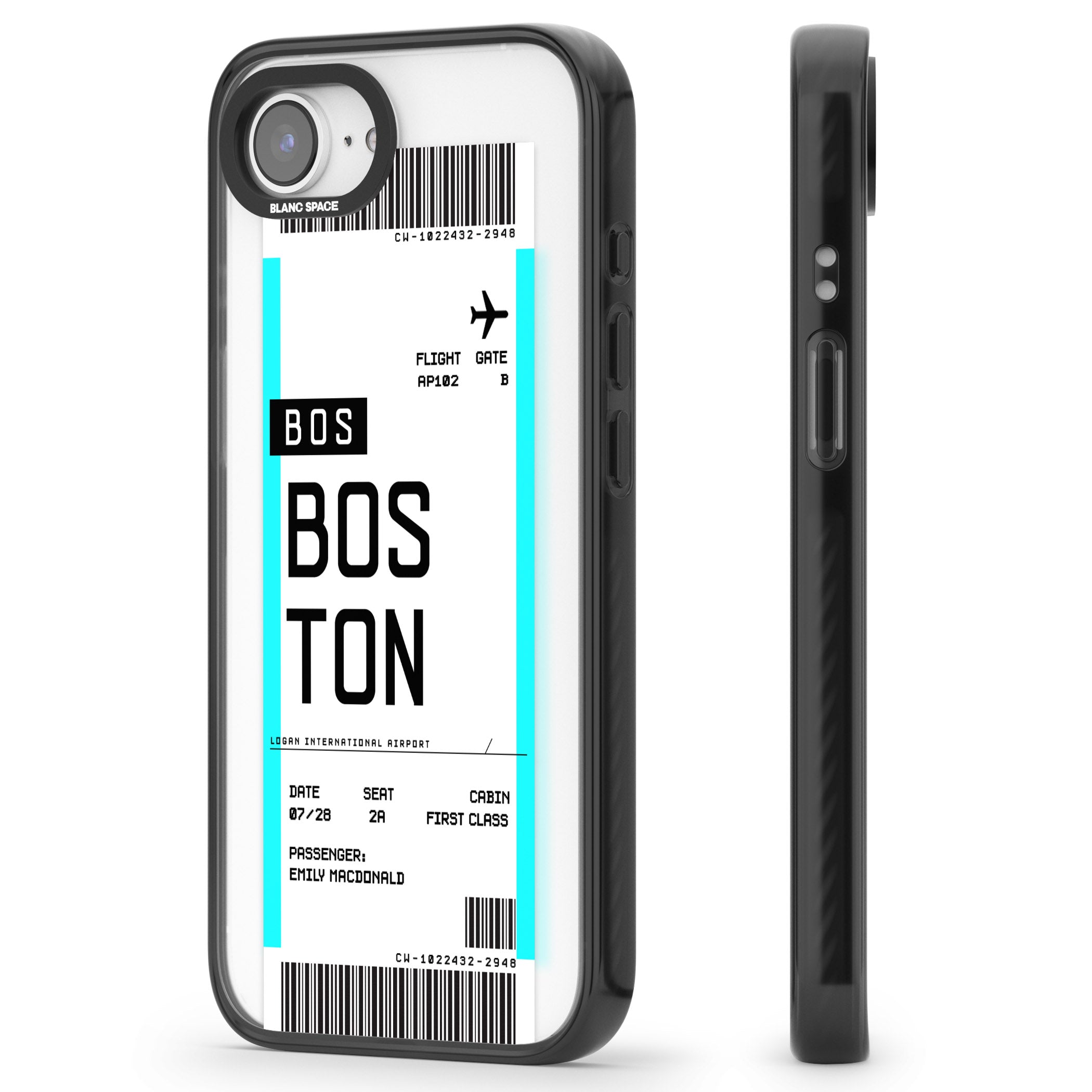 Personalised Boston Boarding Pass
