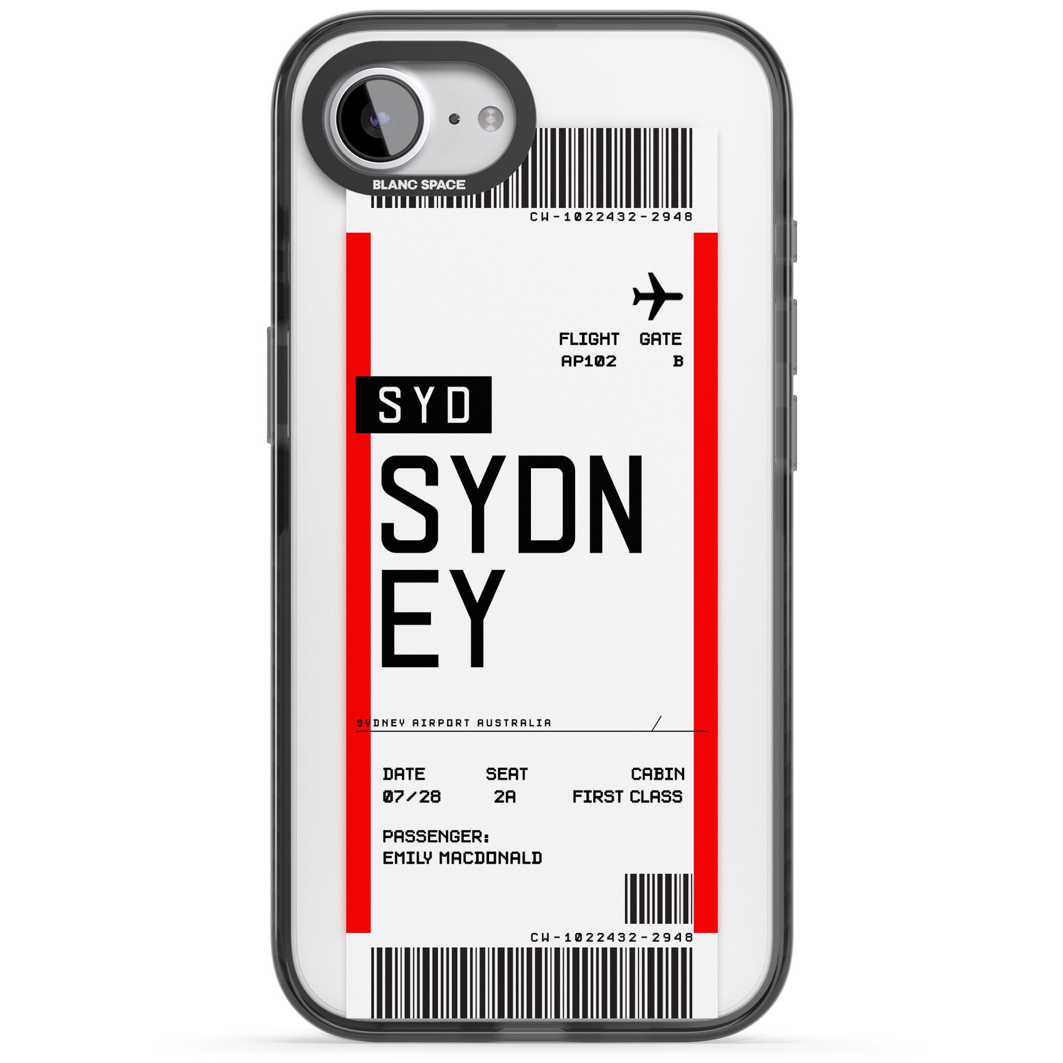 Personalised Sydney Boarding Pass