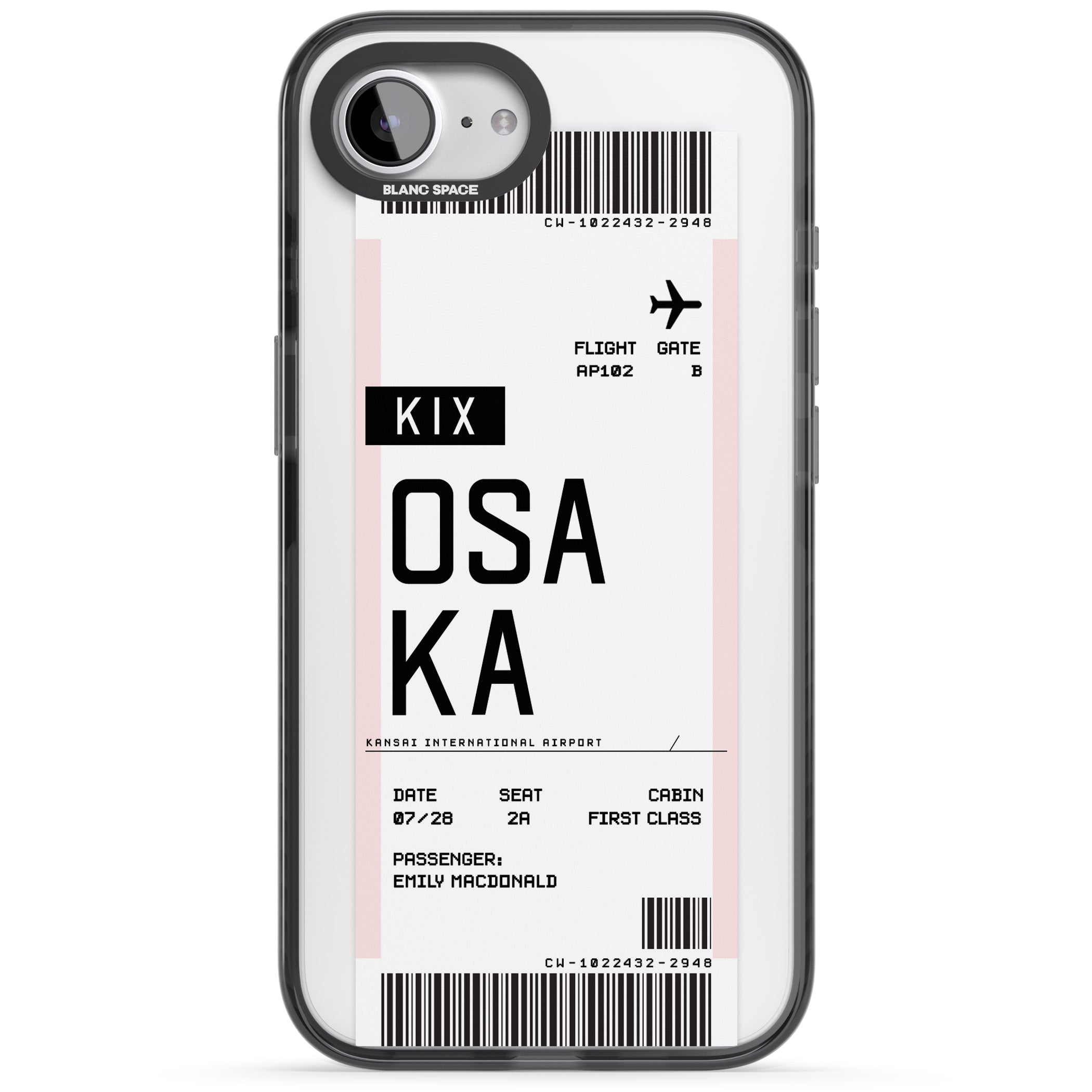 Personalised Osaka Boarding Pass