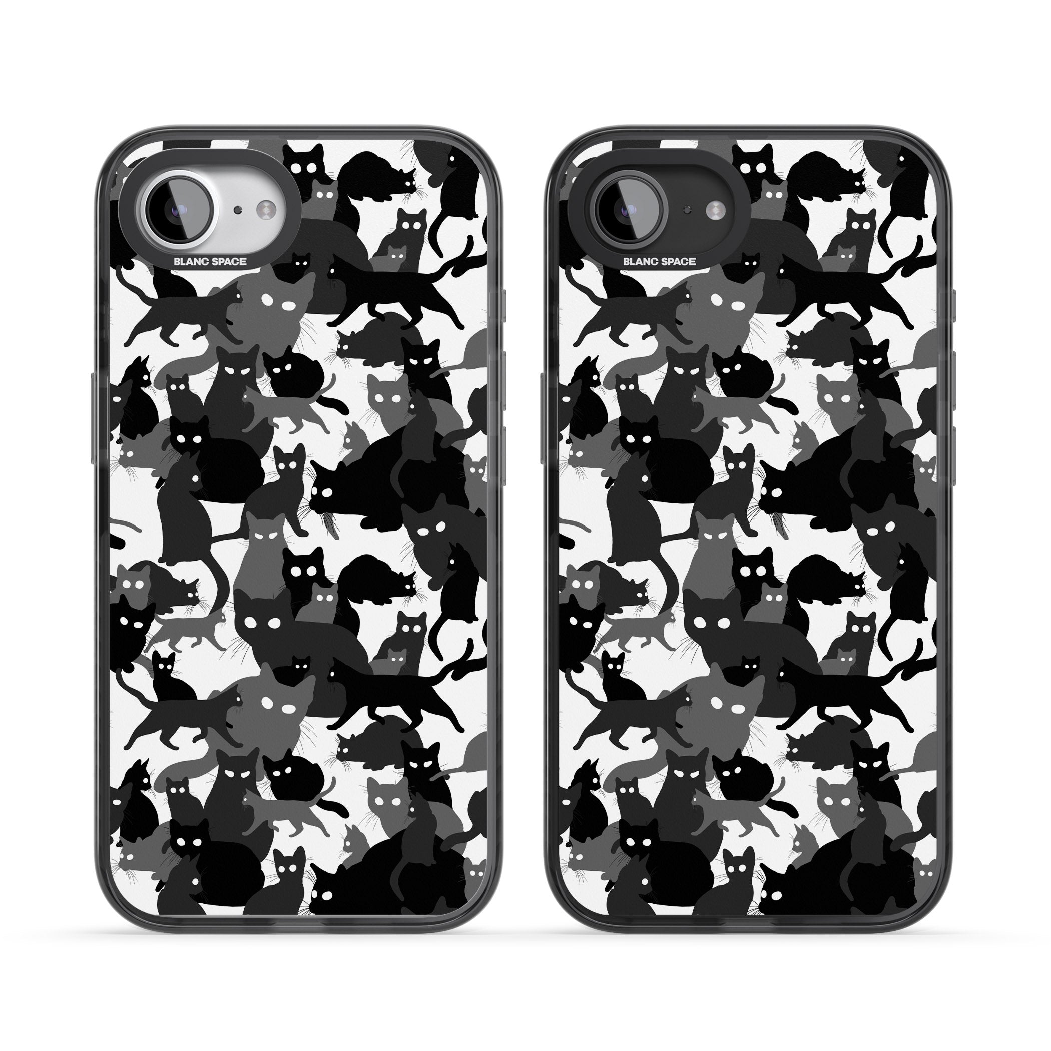 Black & White Cat Camouflage