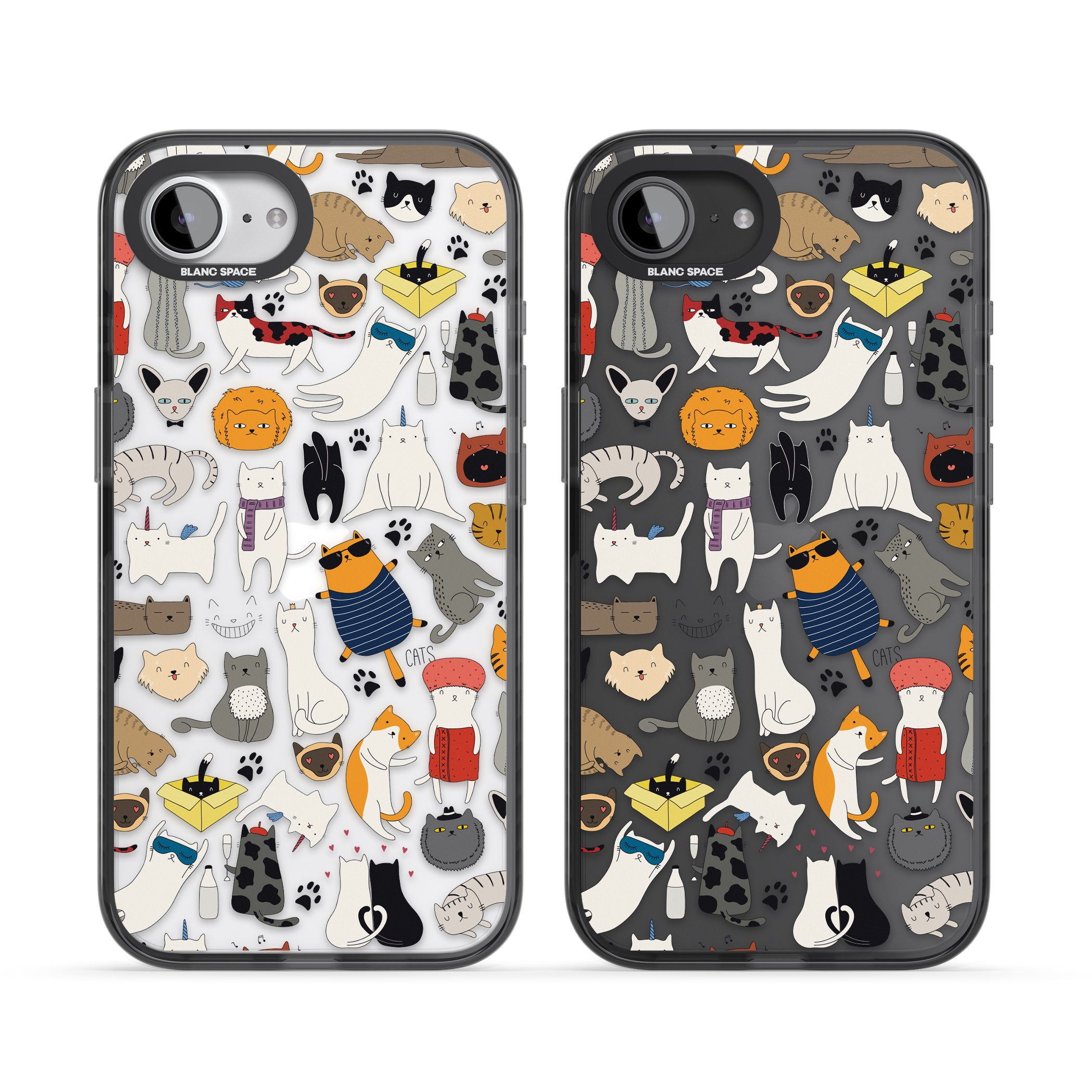 Cartoon Cat Collage