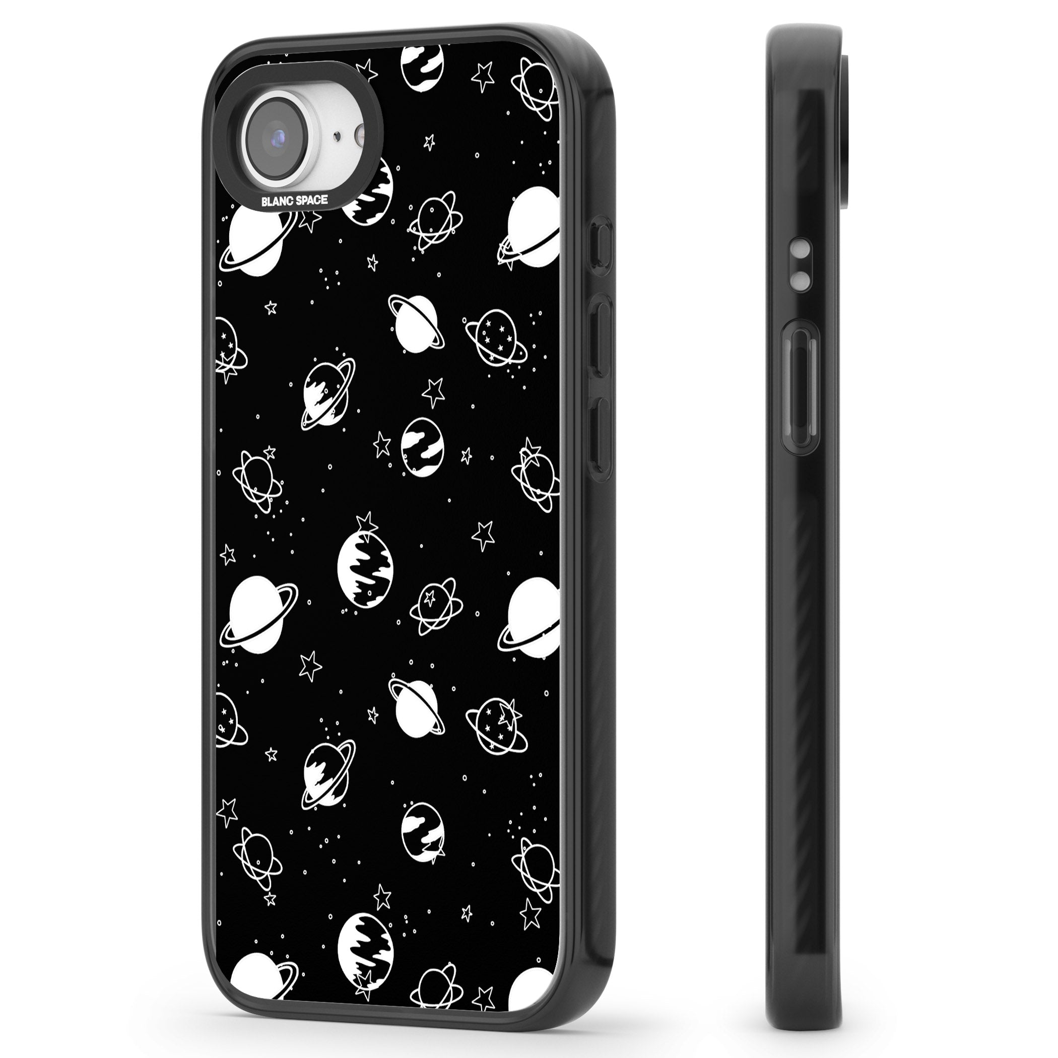 White Planets On Black