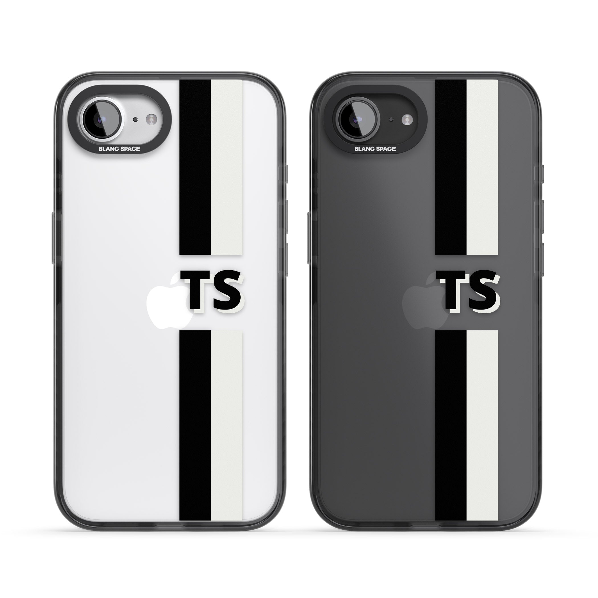 Personalised Black And White Stripe