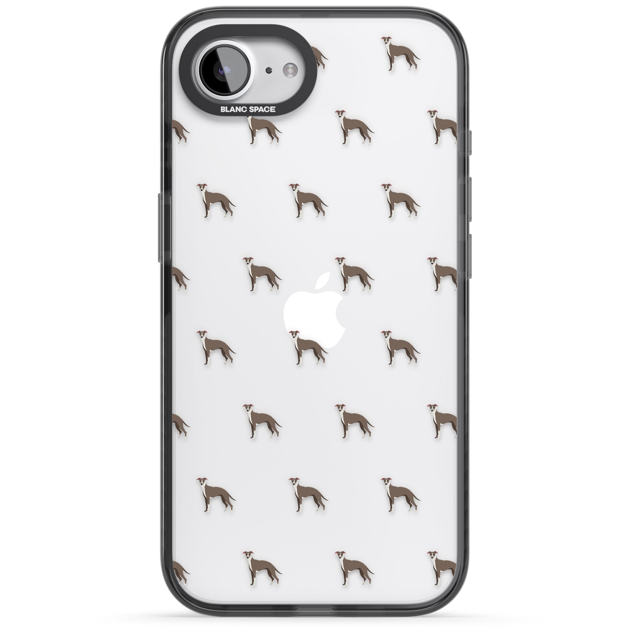 Whippet Dog Pattern Clear