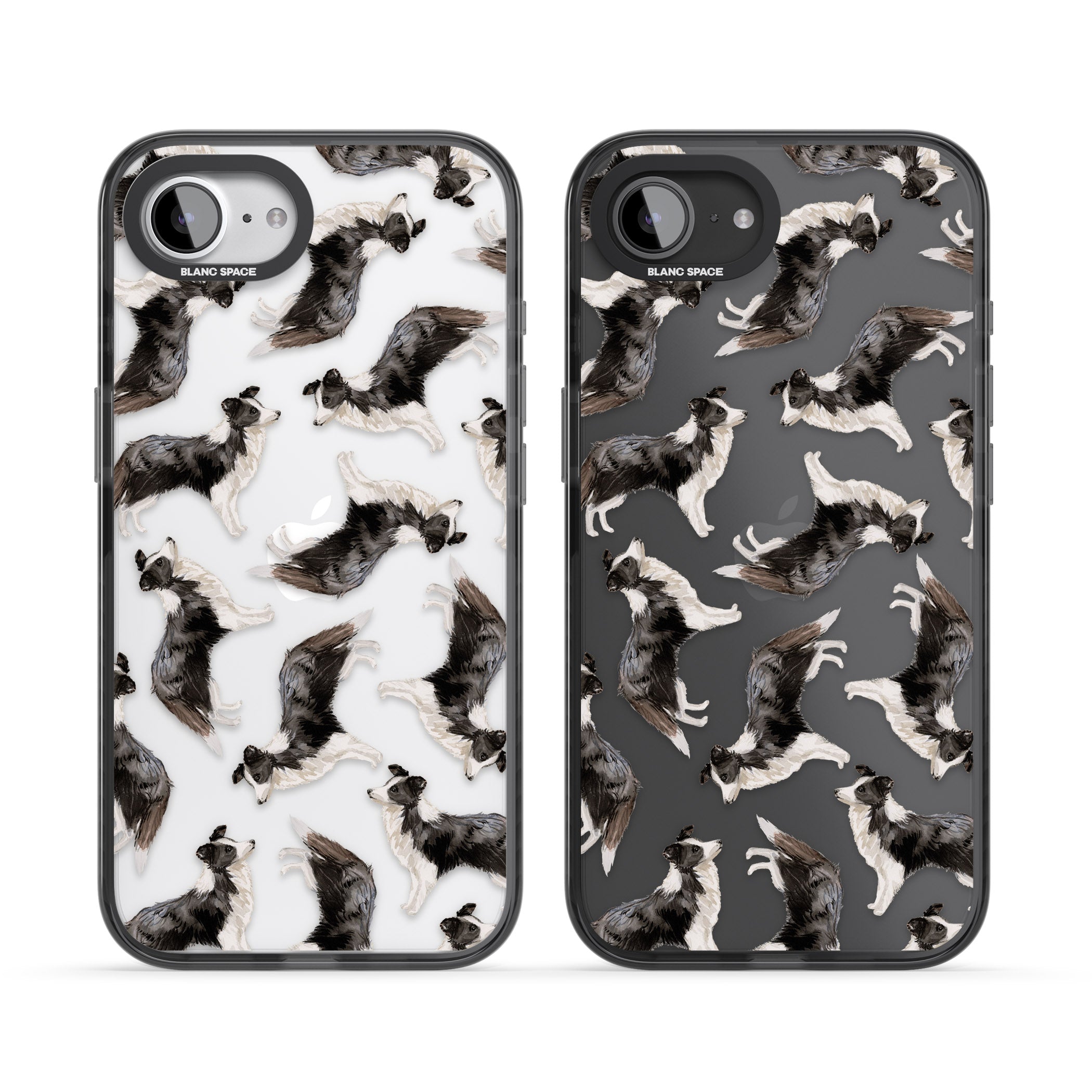 Border Collie Pattern Watercolour