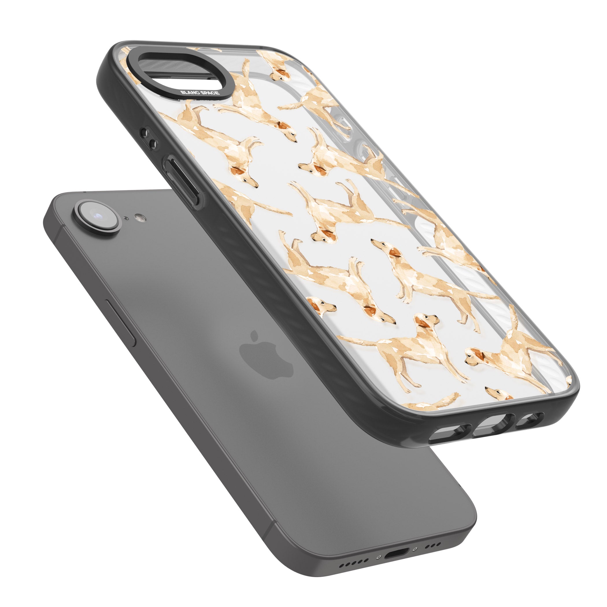 Yellow Labrador Watercolour Dog Pattern