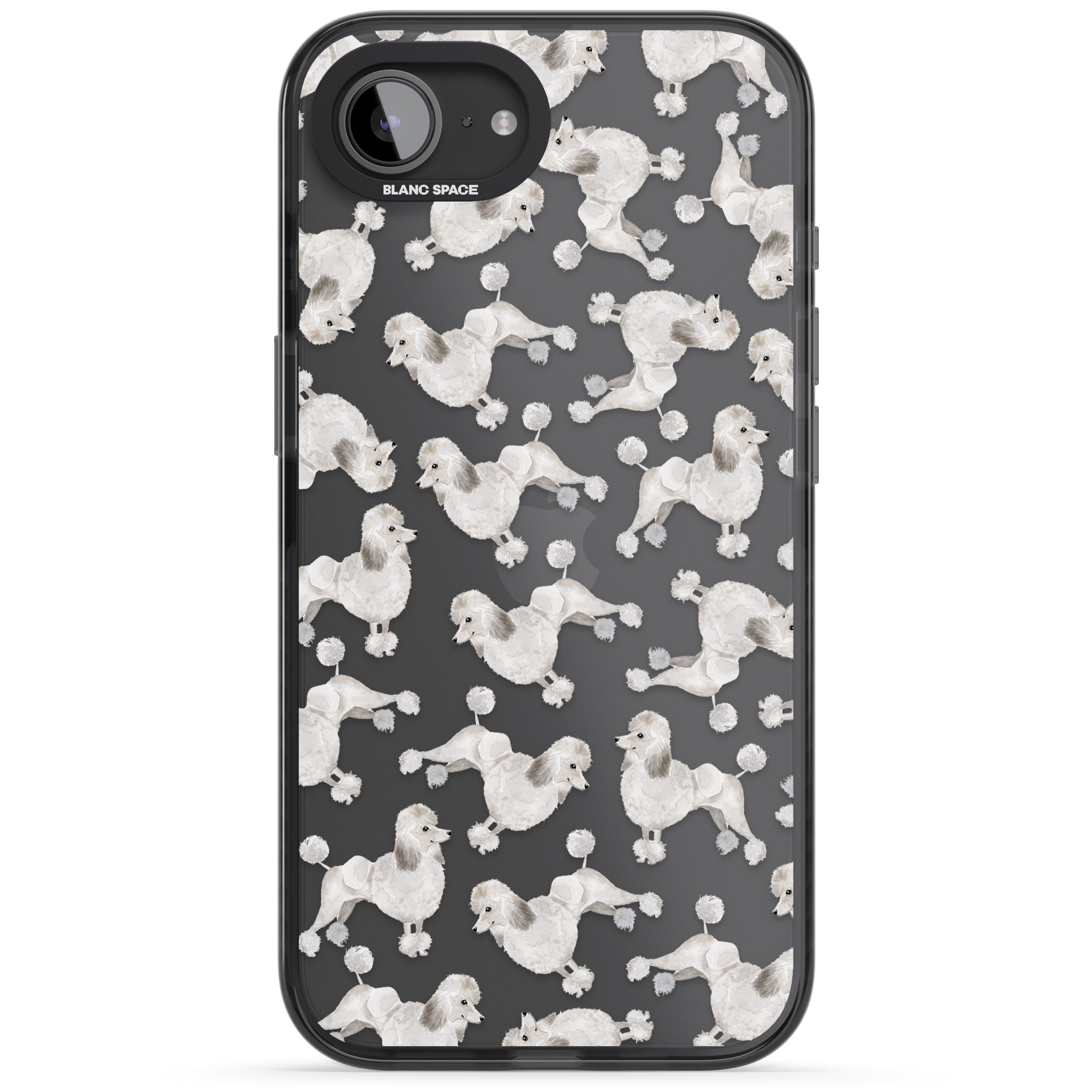 Poodle Watercolor Pattern