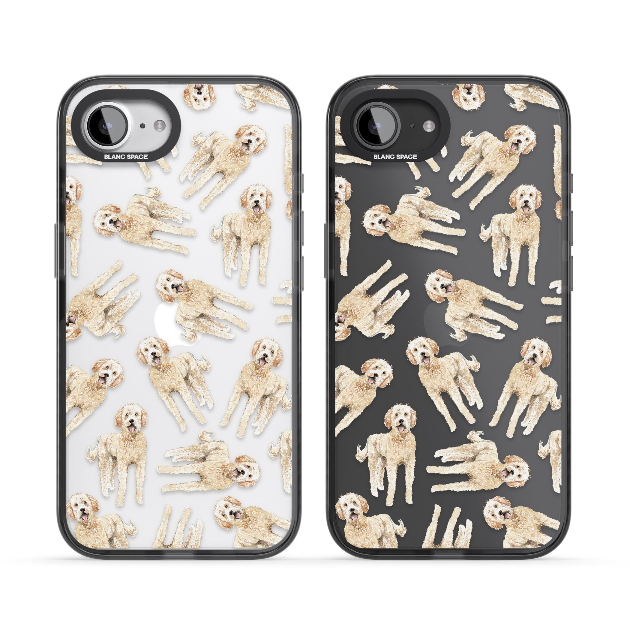 Goldendoodle Watercolour Dog Pattern