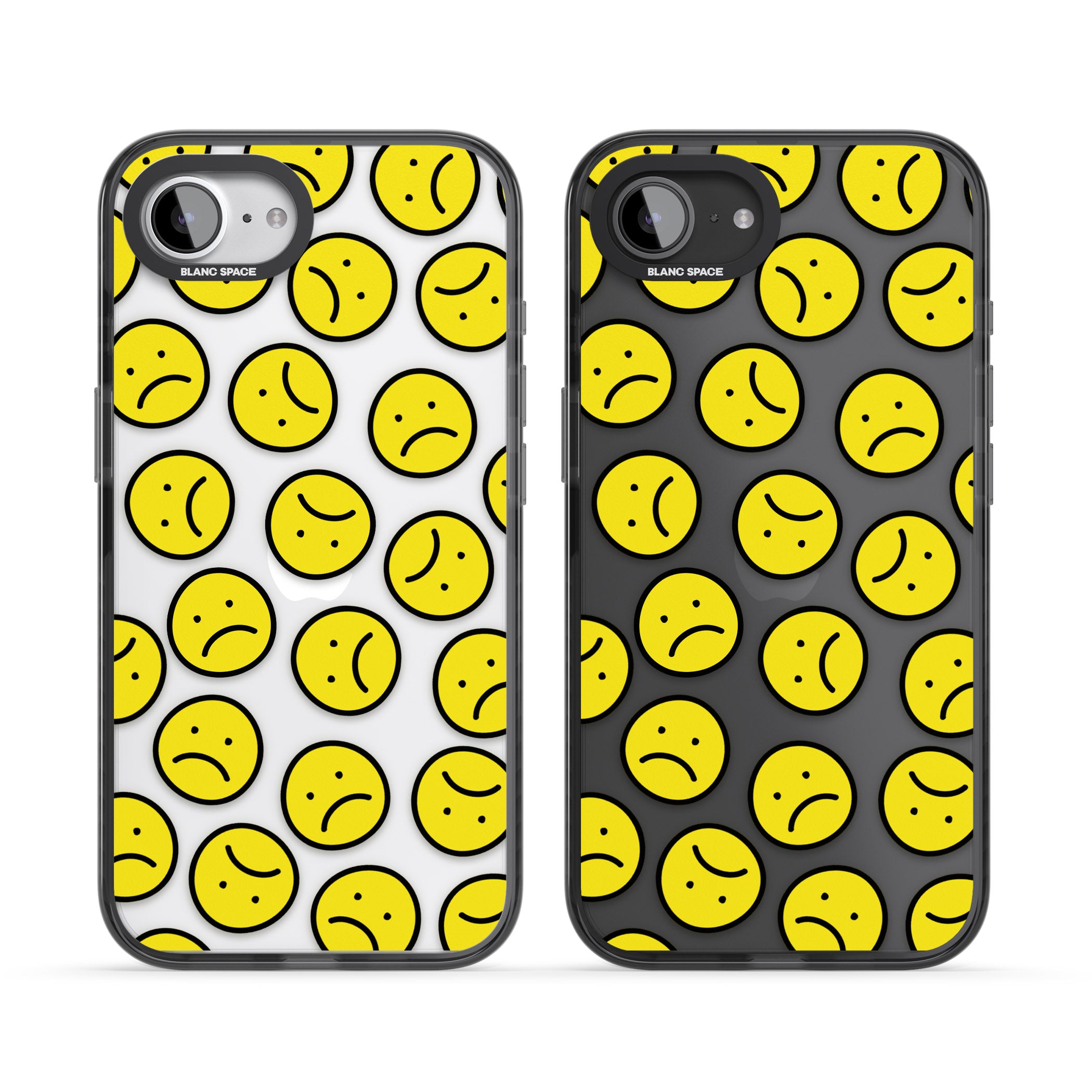 Sad Face Clear Pattern