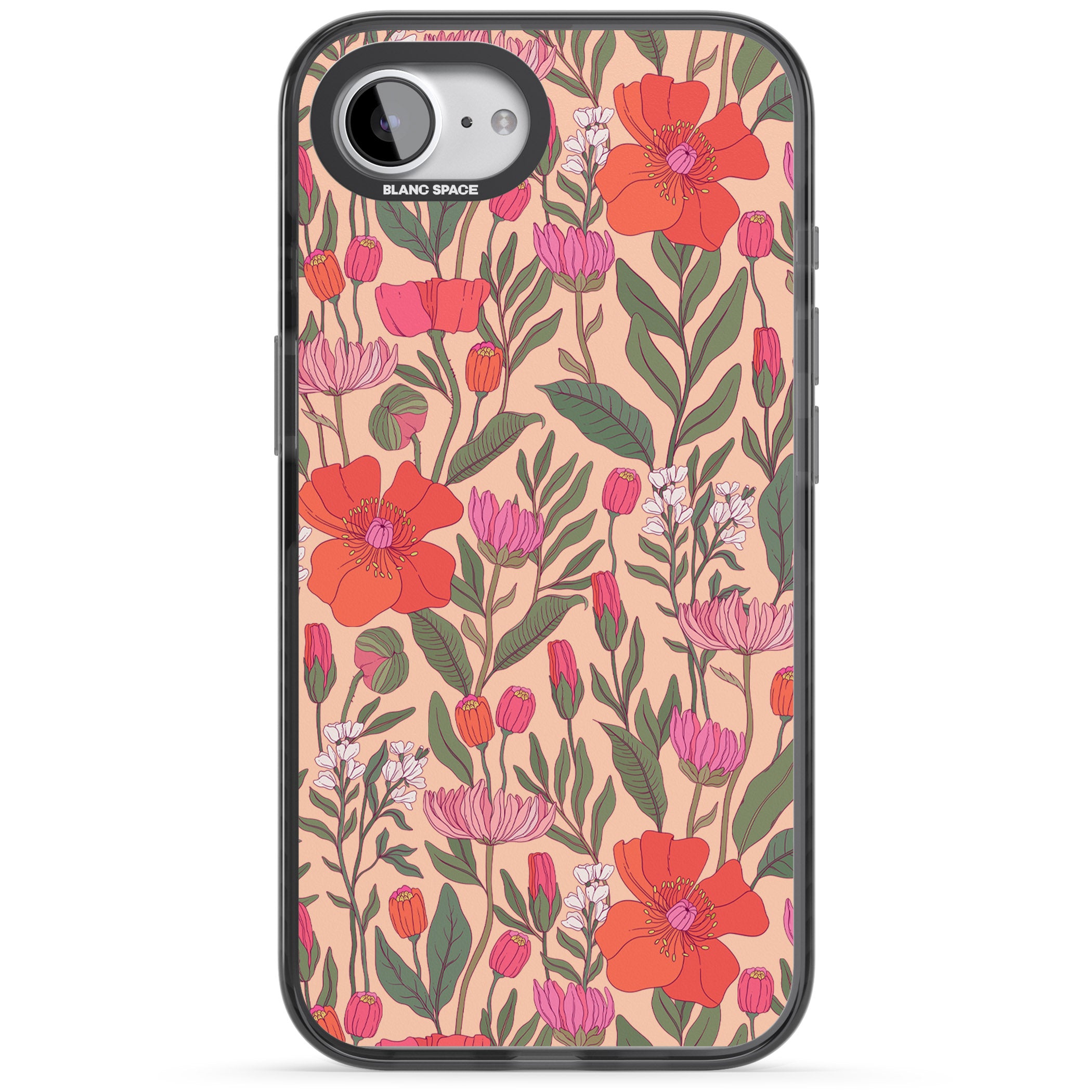 Peachy Floral Background