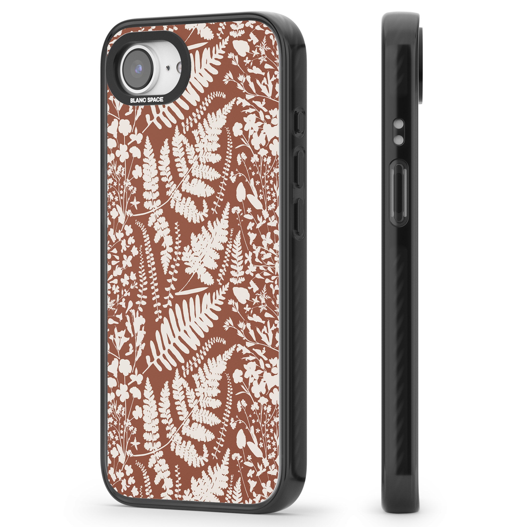 Wildflowers And Ferns On Terracotta