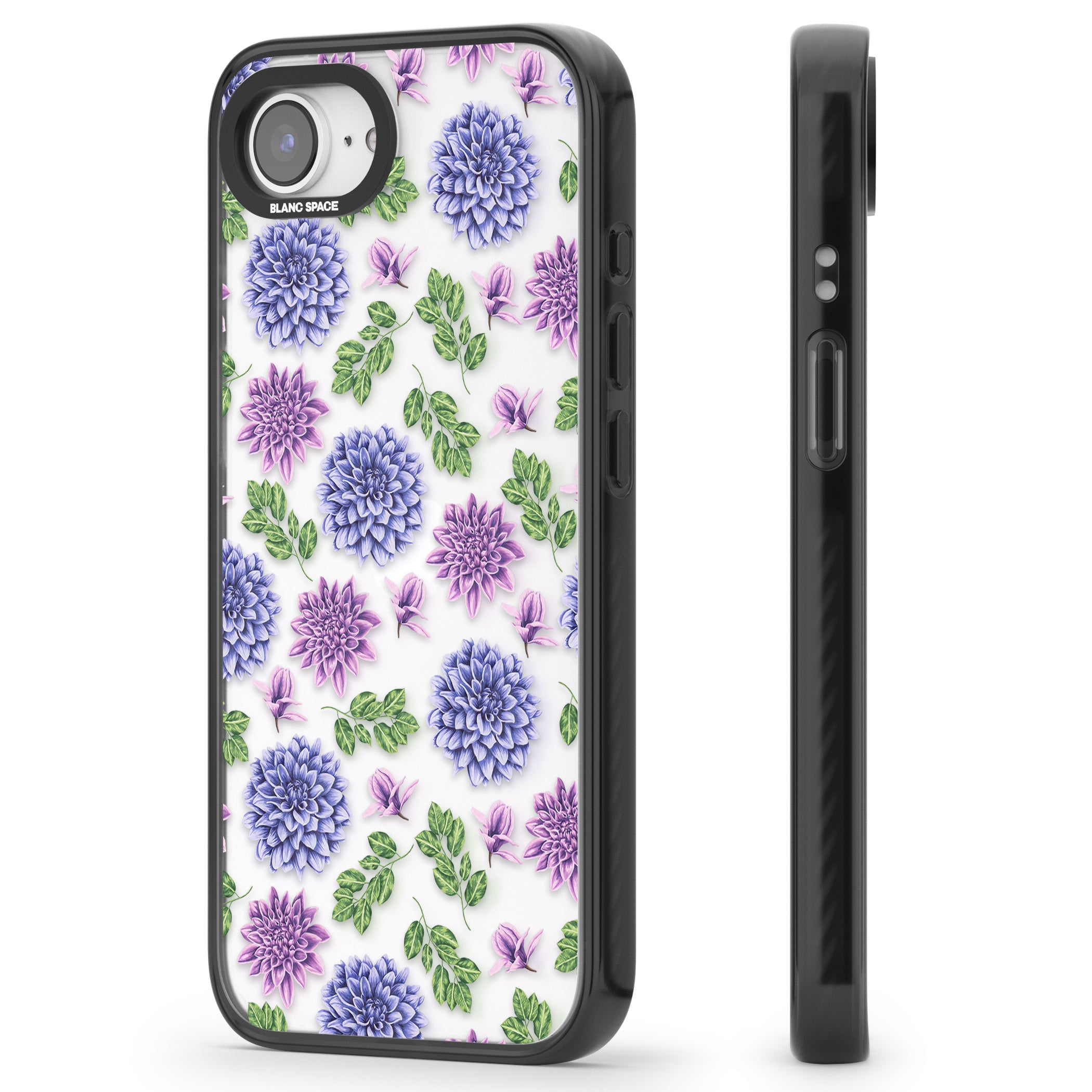 Purple Dahlias Floral