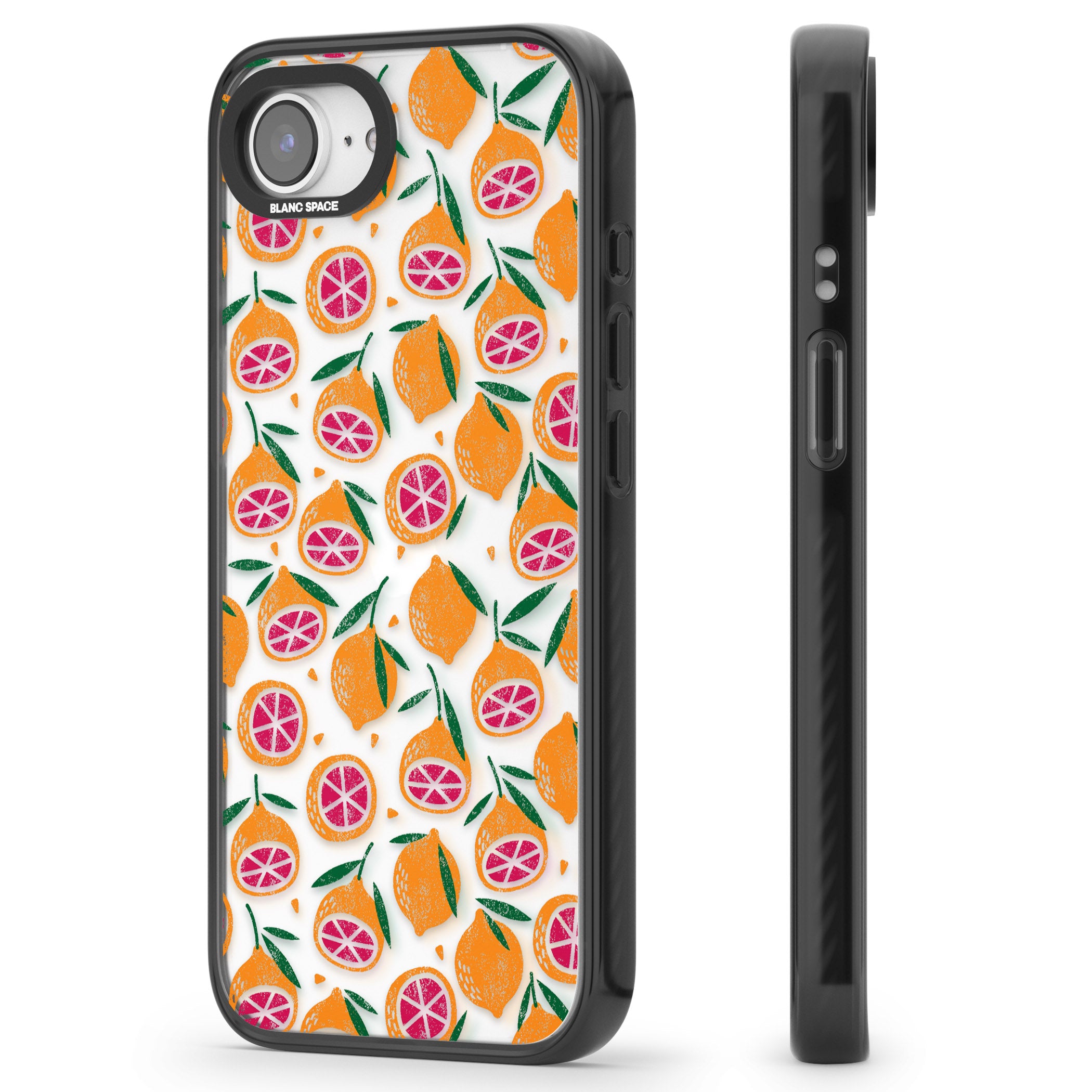 Blood Orange Fruit Pattern Transparent