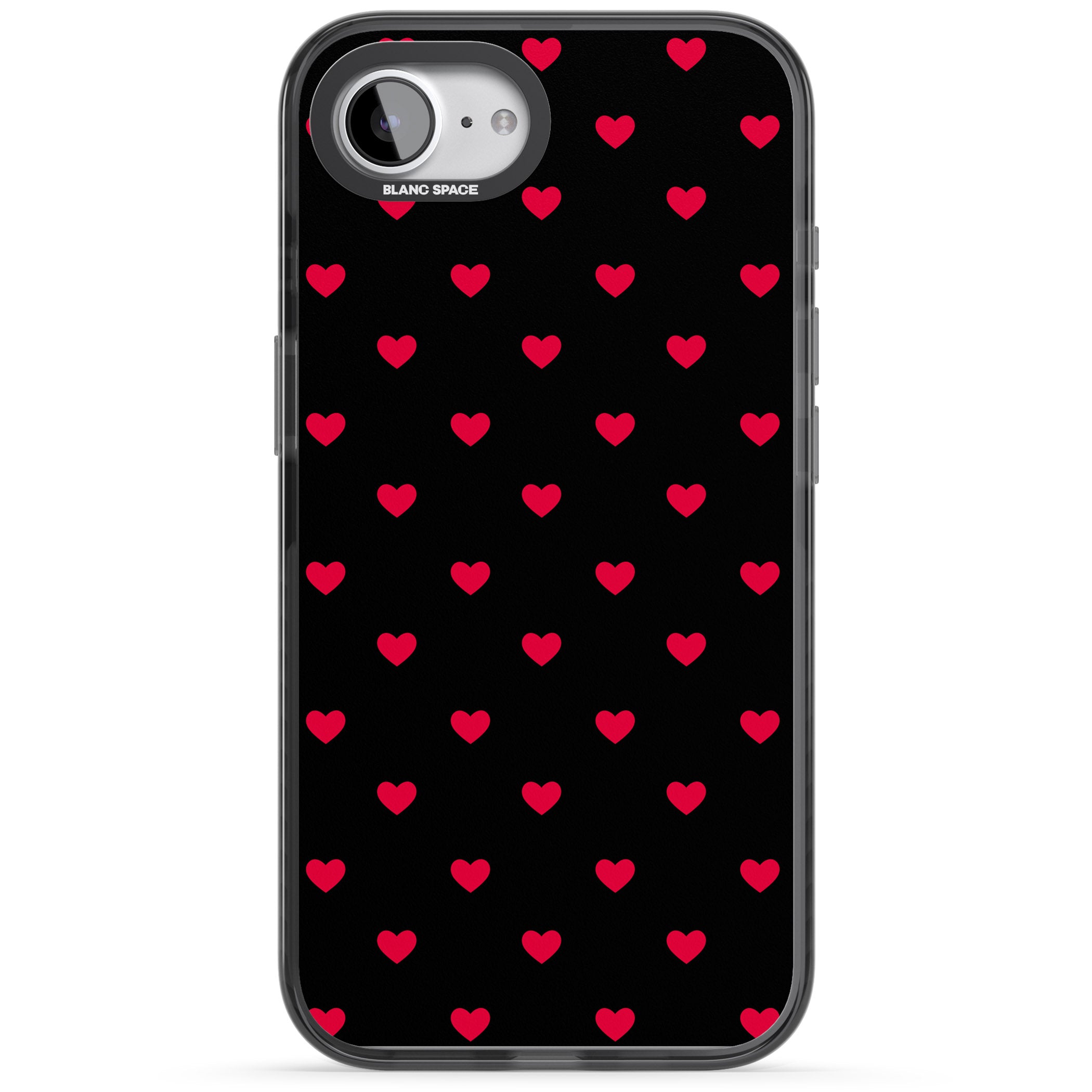 Small Heart Pattern: Red &