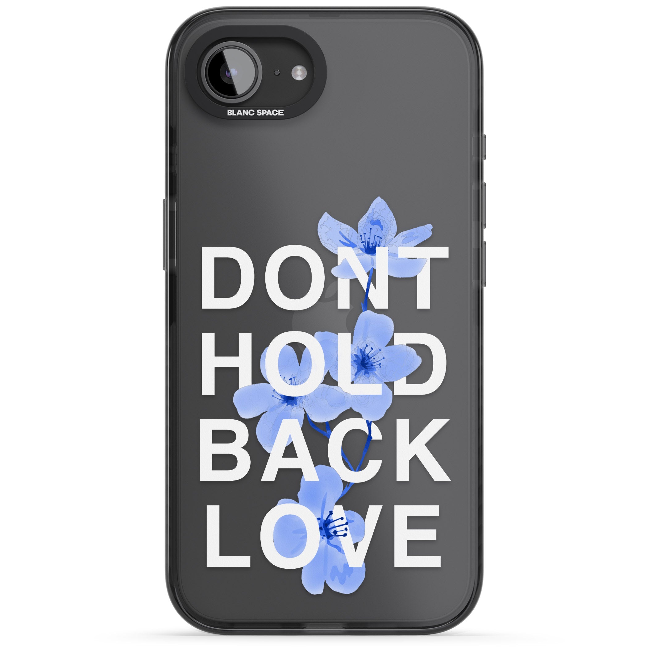 Don'T Hold Back Love Blue & White