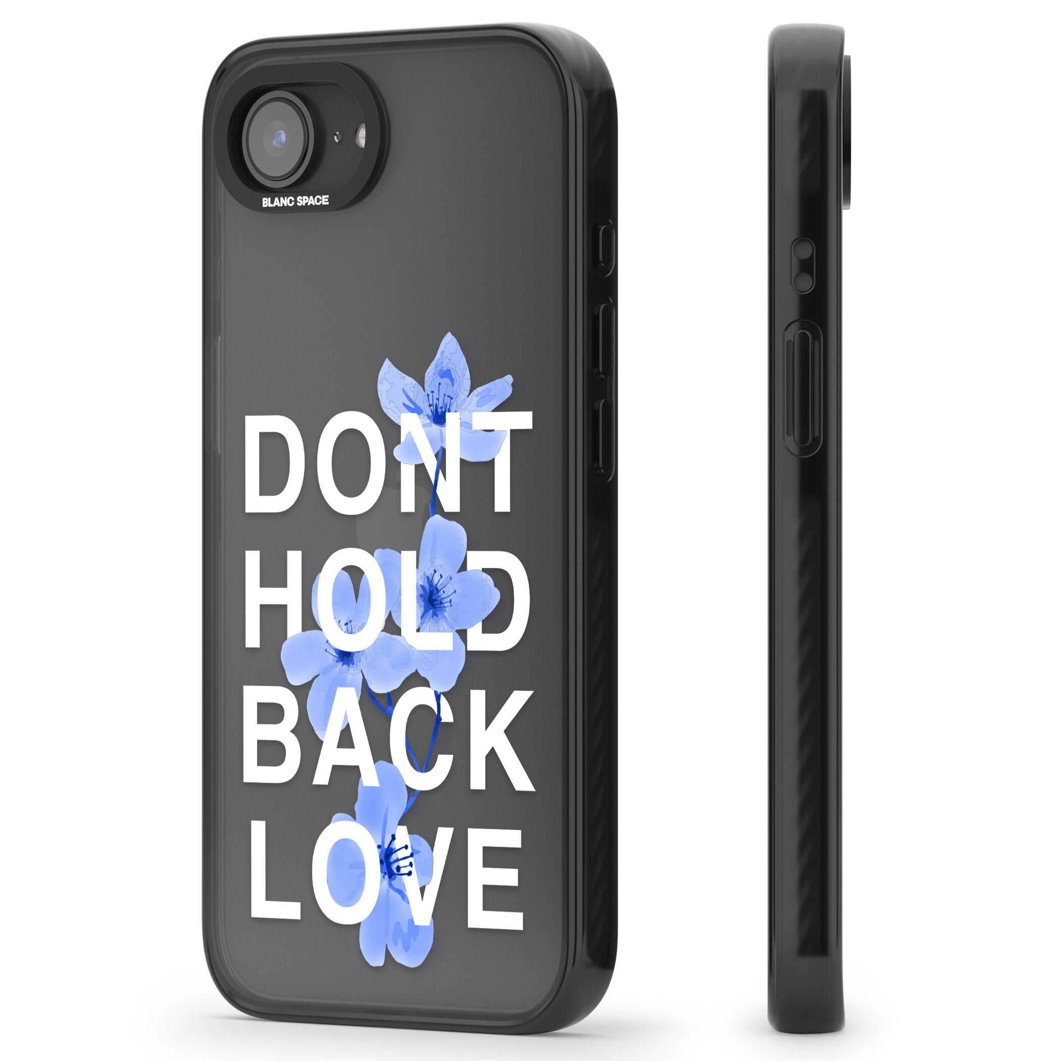 Don'T Hold Back Love Blue & White