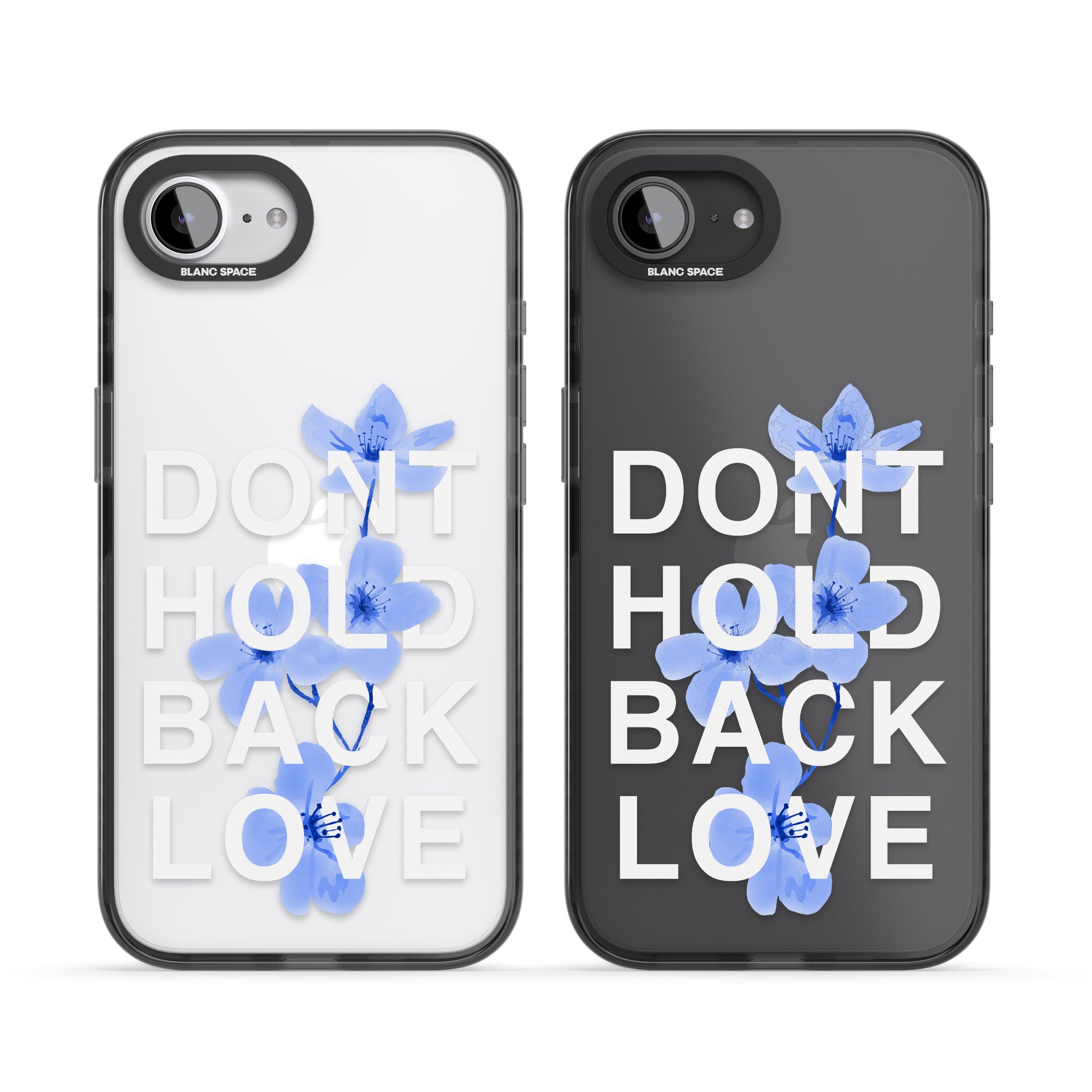 Don'T Hold Back Love Blue & White