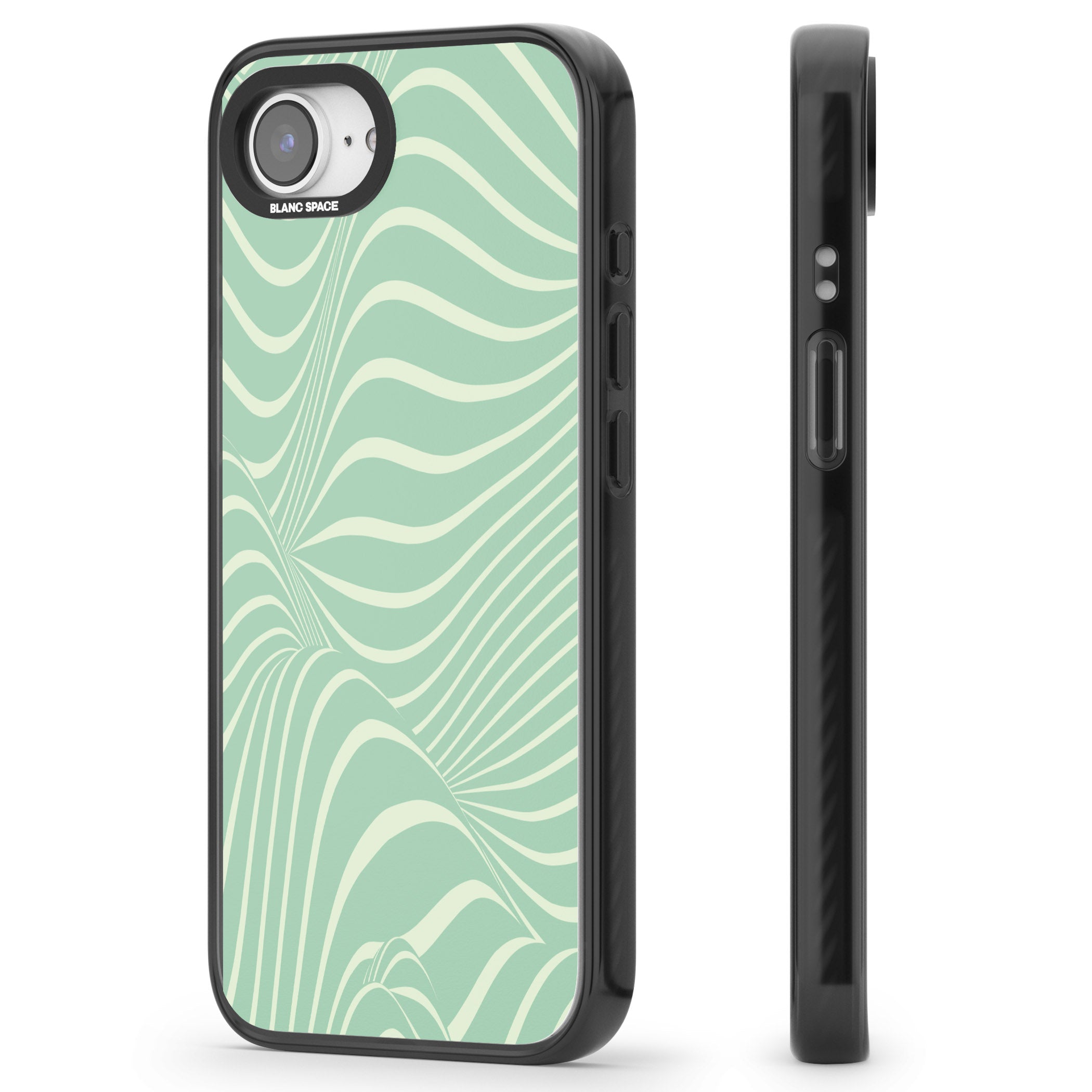 Mint Green Distorted Line
