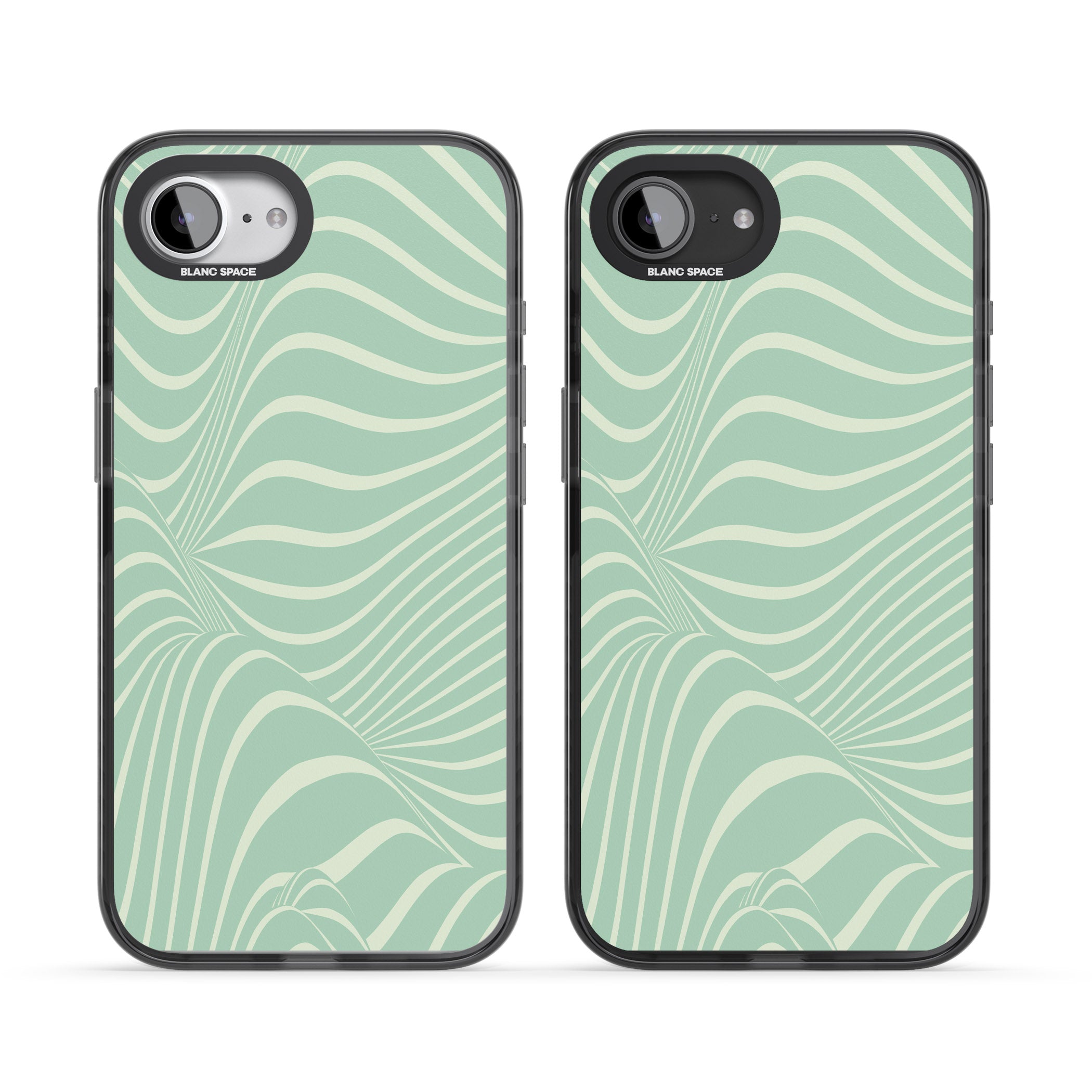 Mint Green Distorted Line