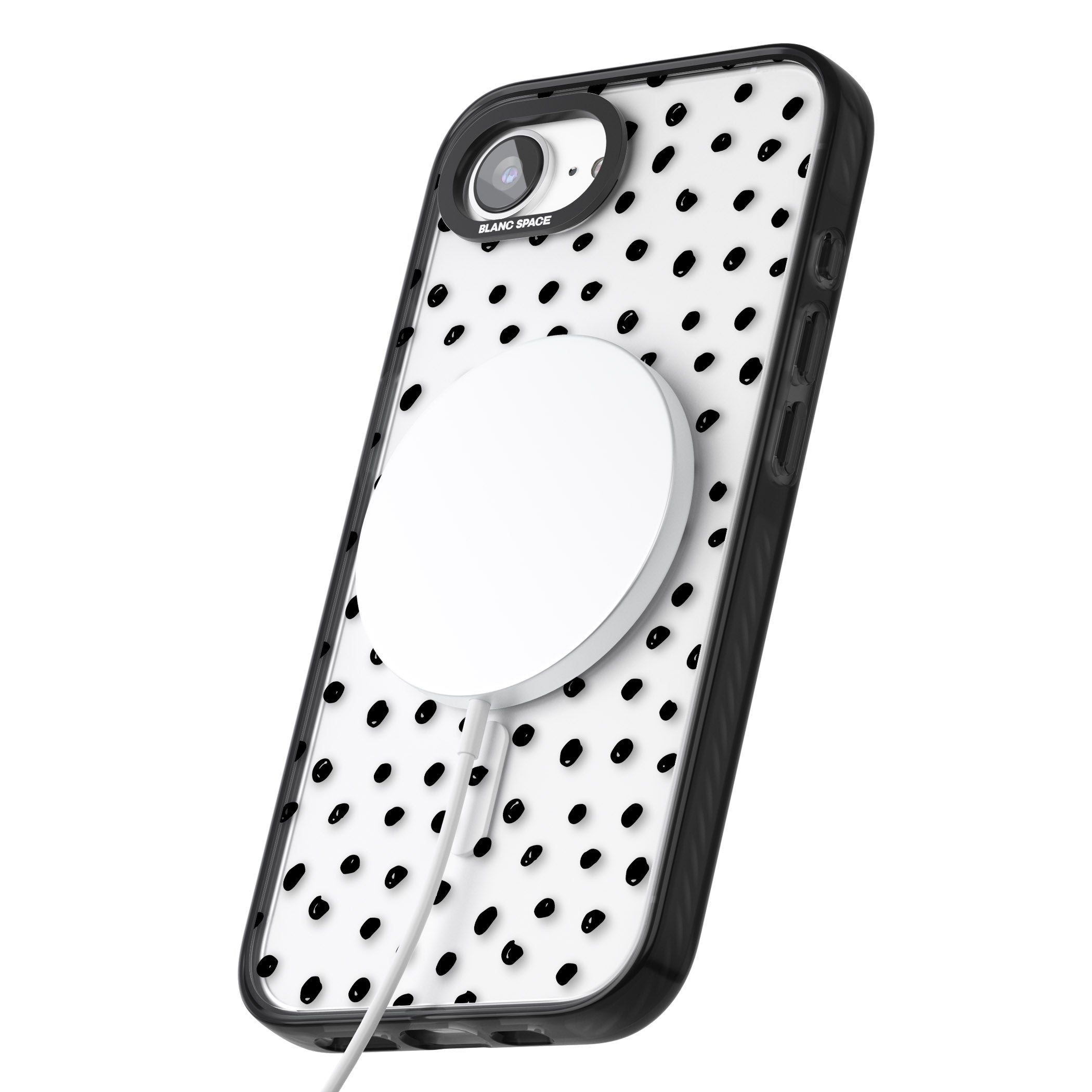 Messy Black Dot Pattern
