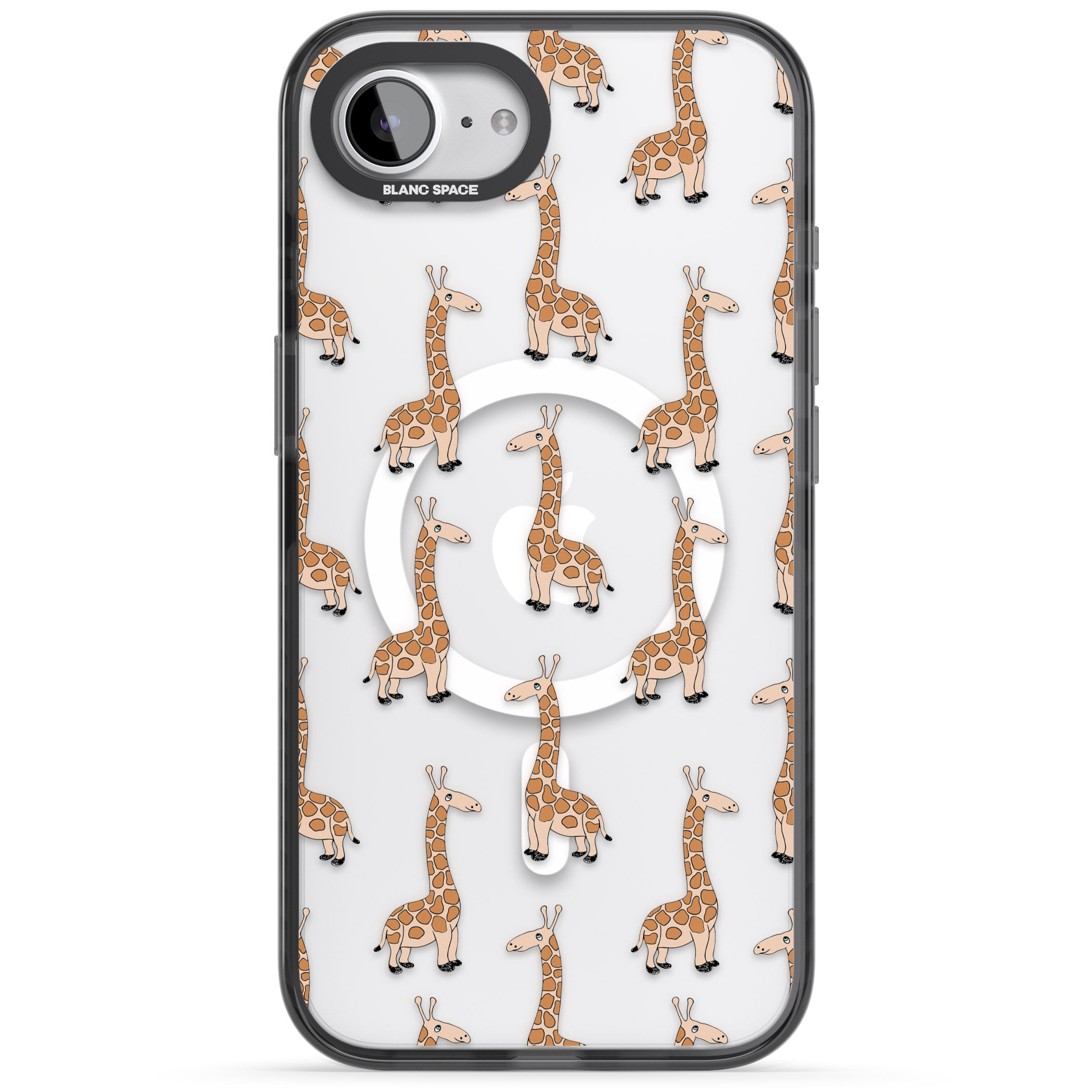 Cute Giraffe Pattern Clear