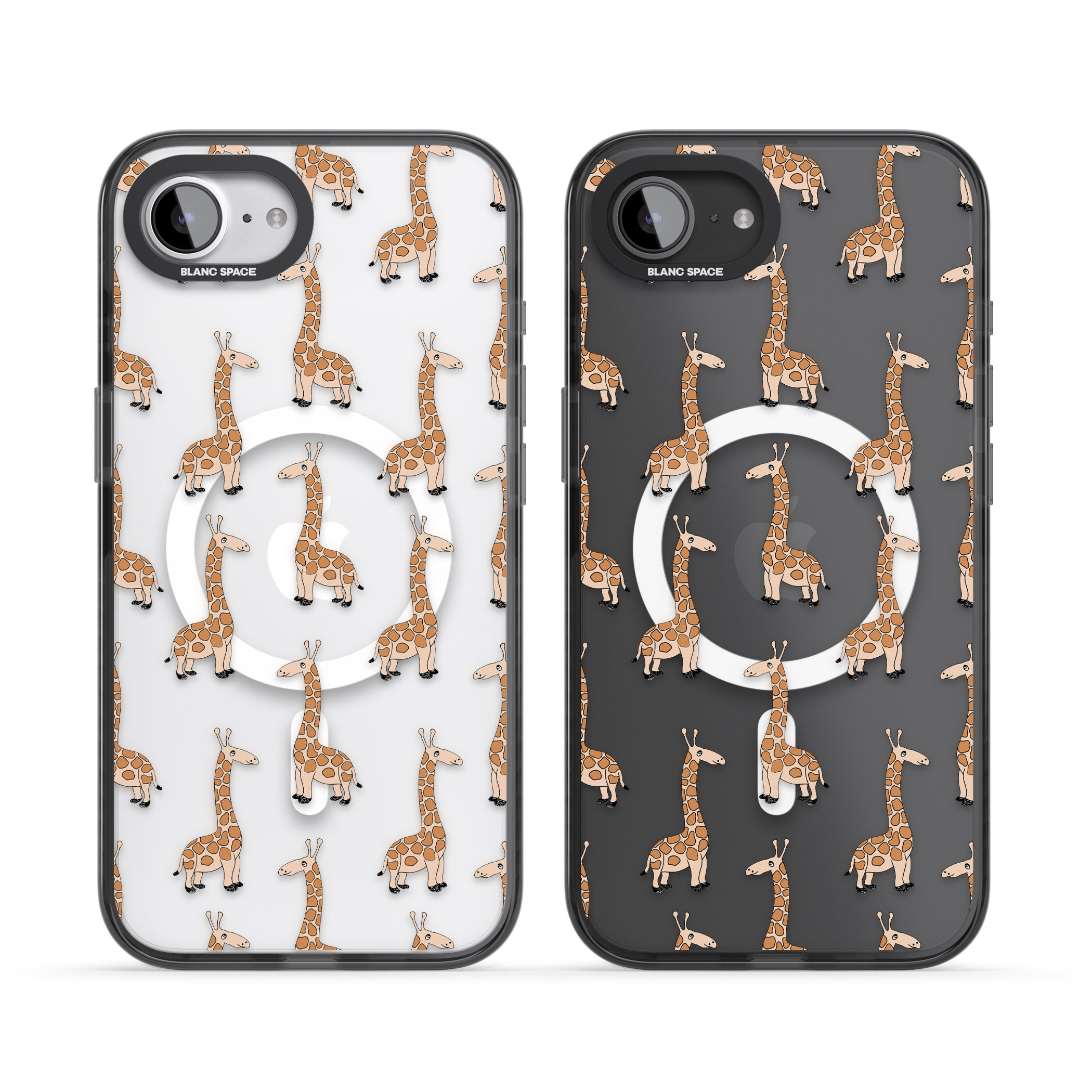 Cute Giraffe Pattern Clear