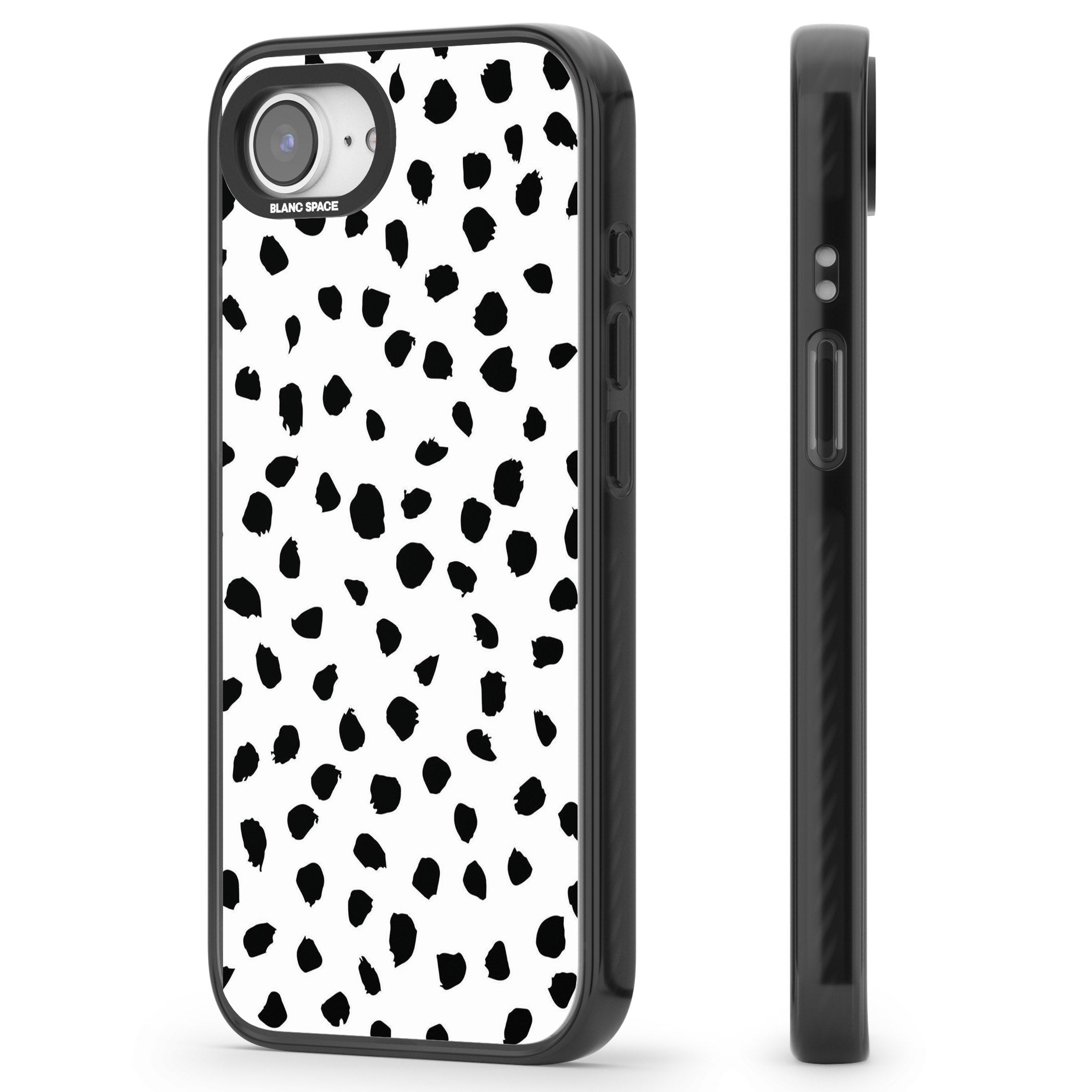 White Dalmatian Print