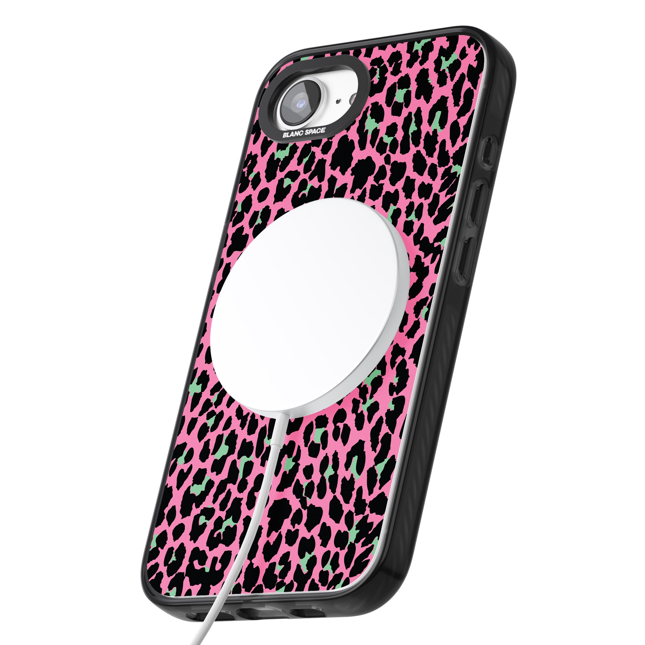 Pink & Green Leopard