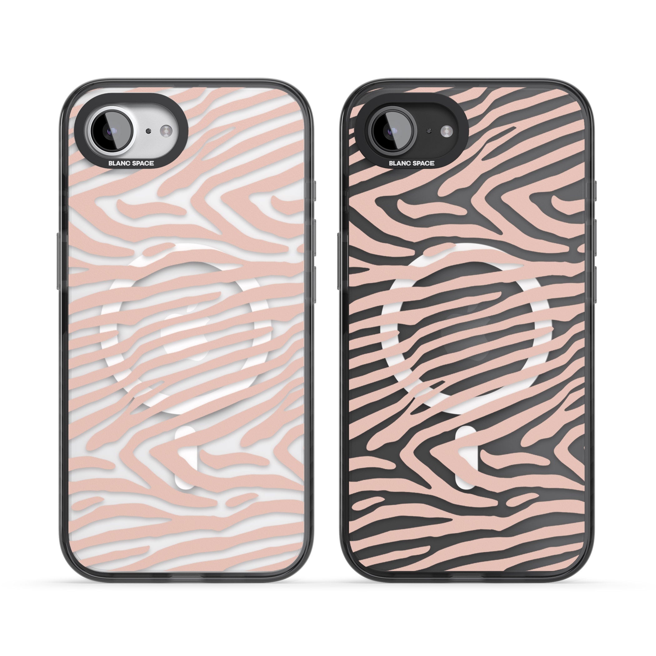 Horizontal Zebra Stripes Transparent Animal Print