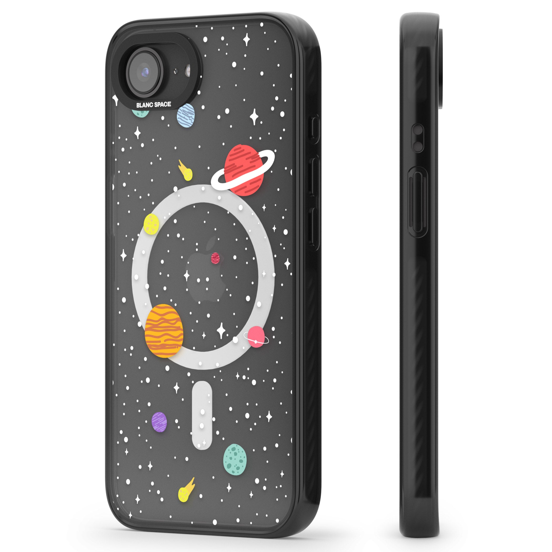 Cute Cartoon Planets (Clear)