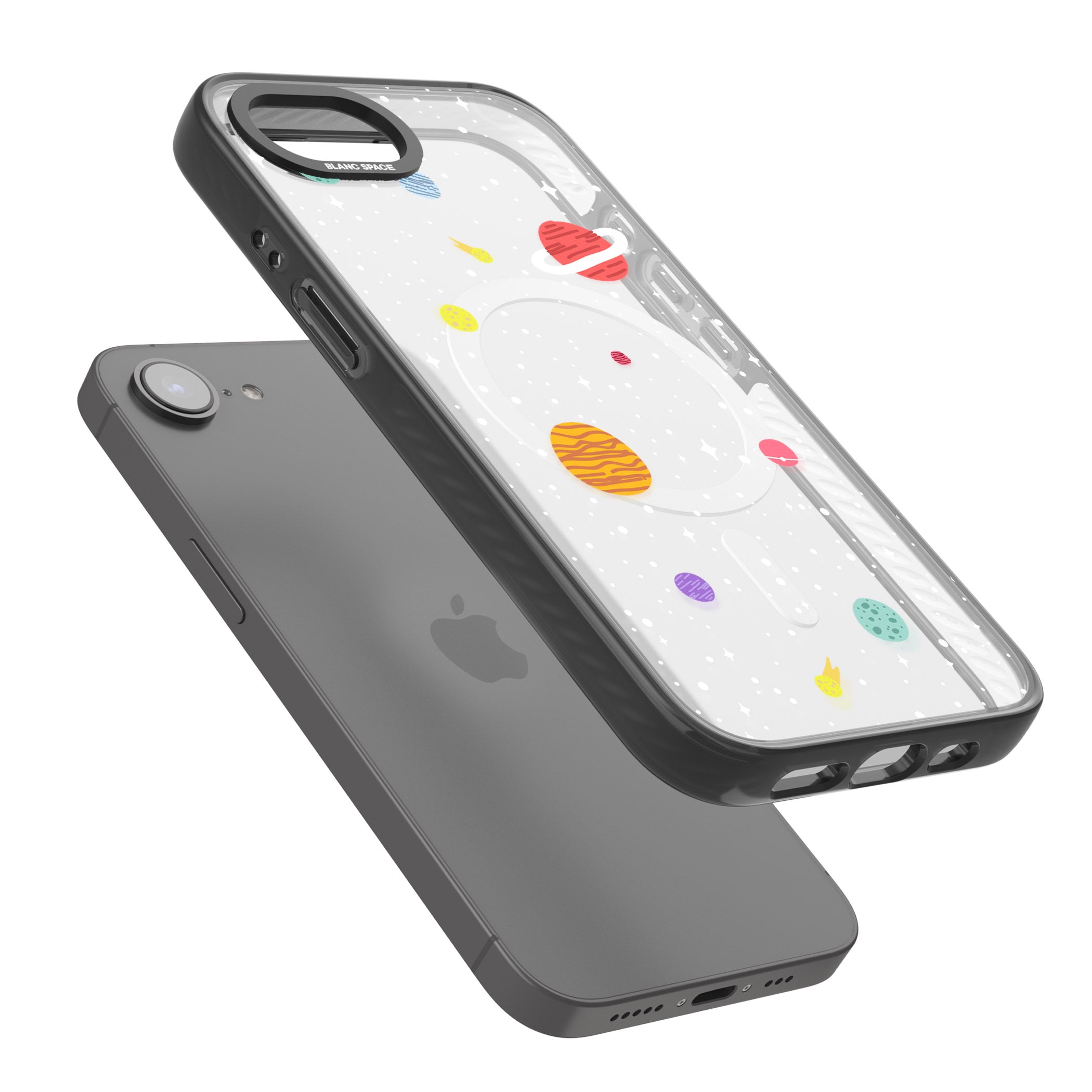 Cute Cartoon Planets (Clear)