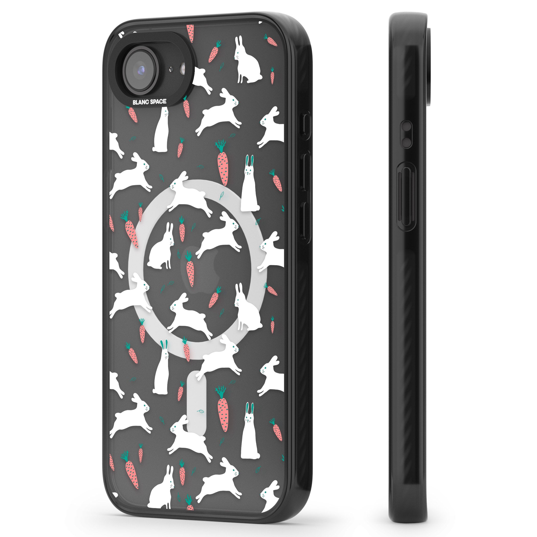 White Bunnies And Carrots