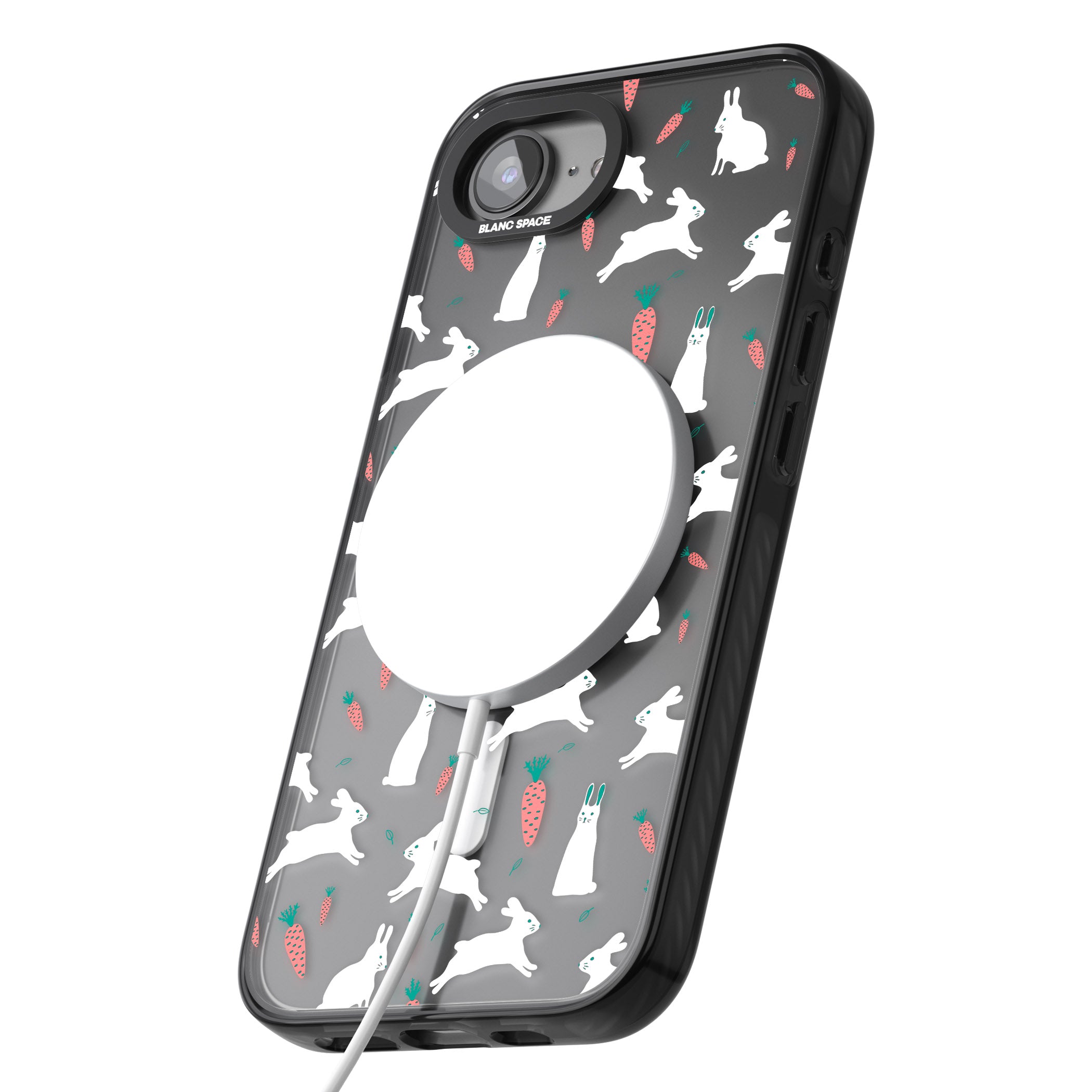 White Bunnies And Carrots