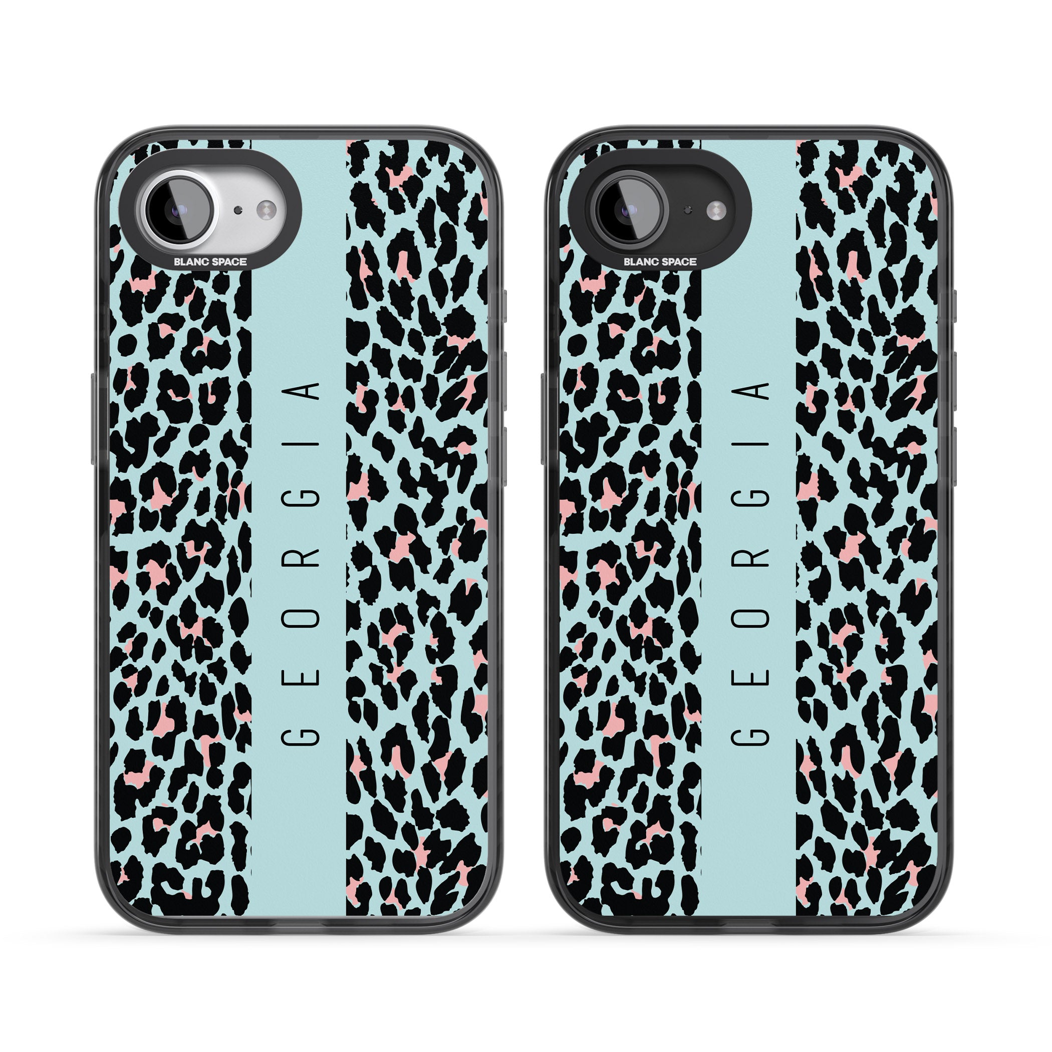 Personalised Blue Leopard