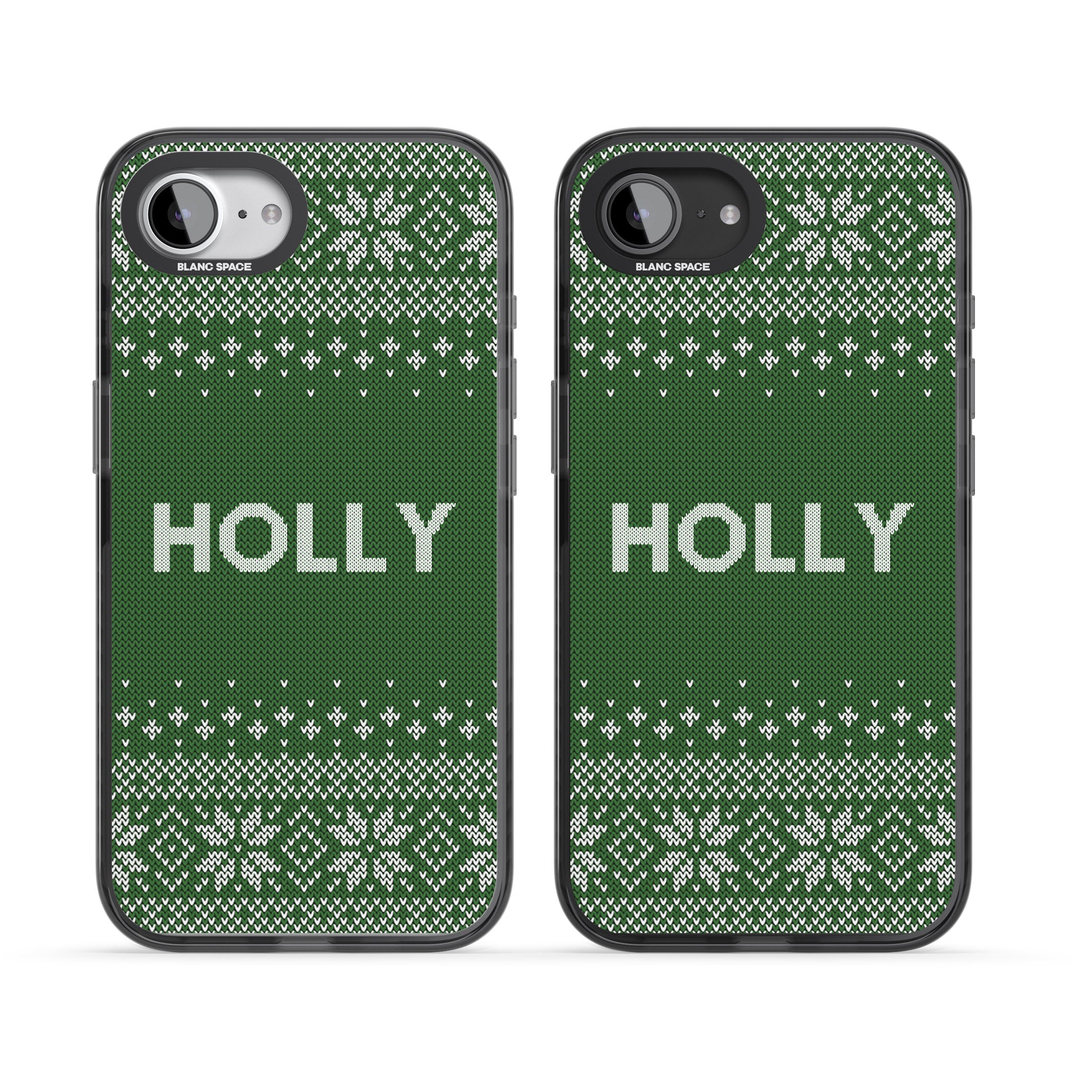 Personalised Green Christmas Knit