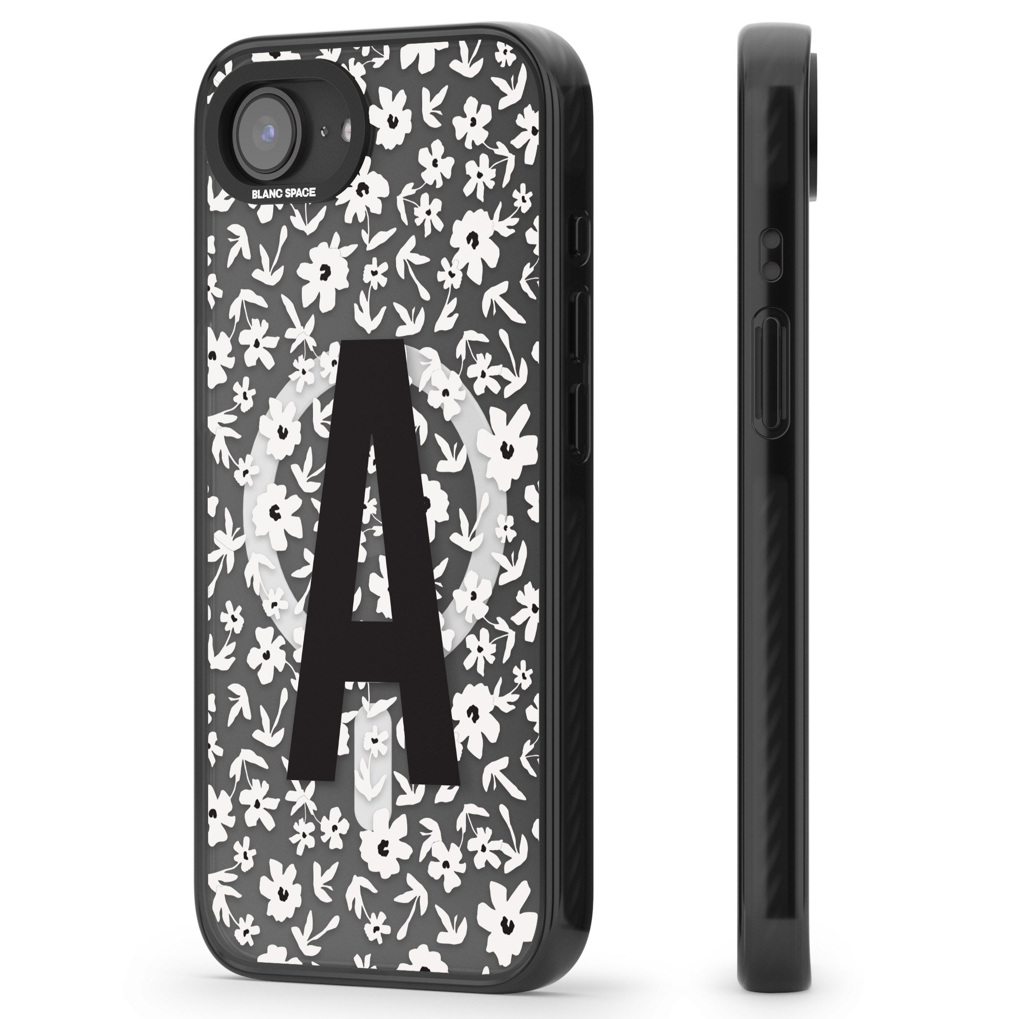 Personalised Bold Initial Floral