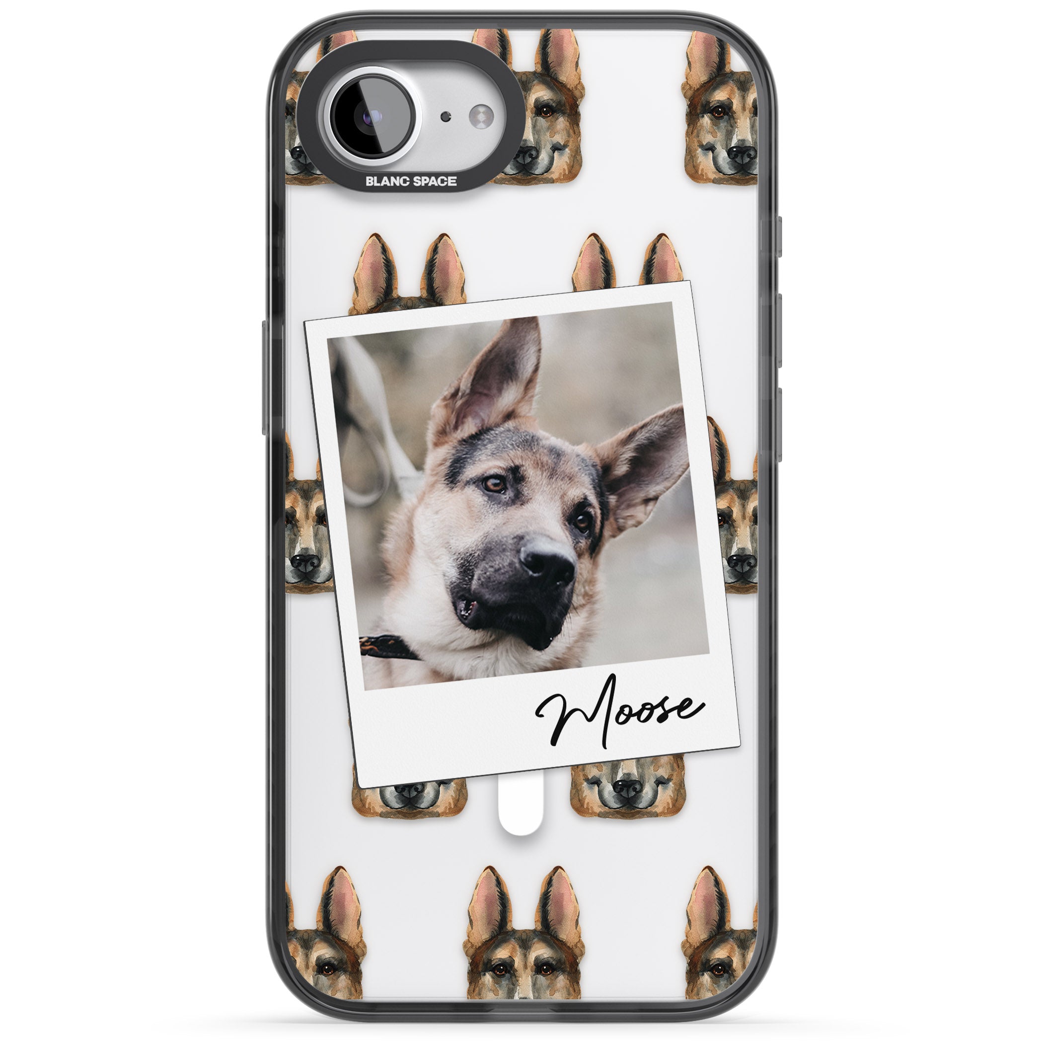 Personalised German Shepherd Instant Camera Photo