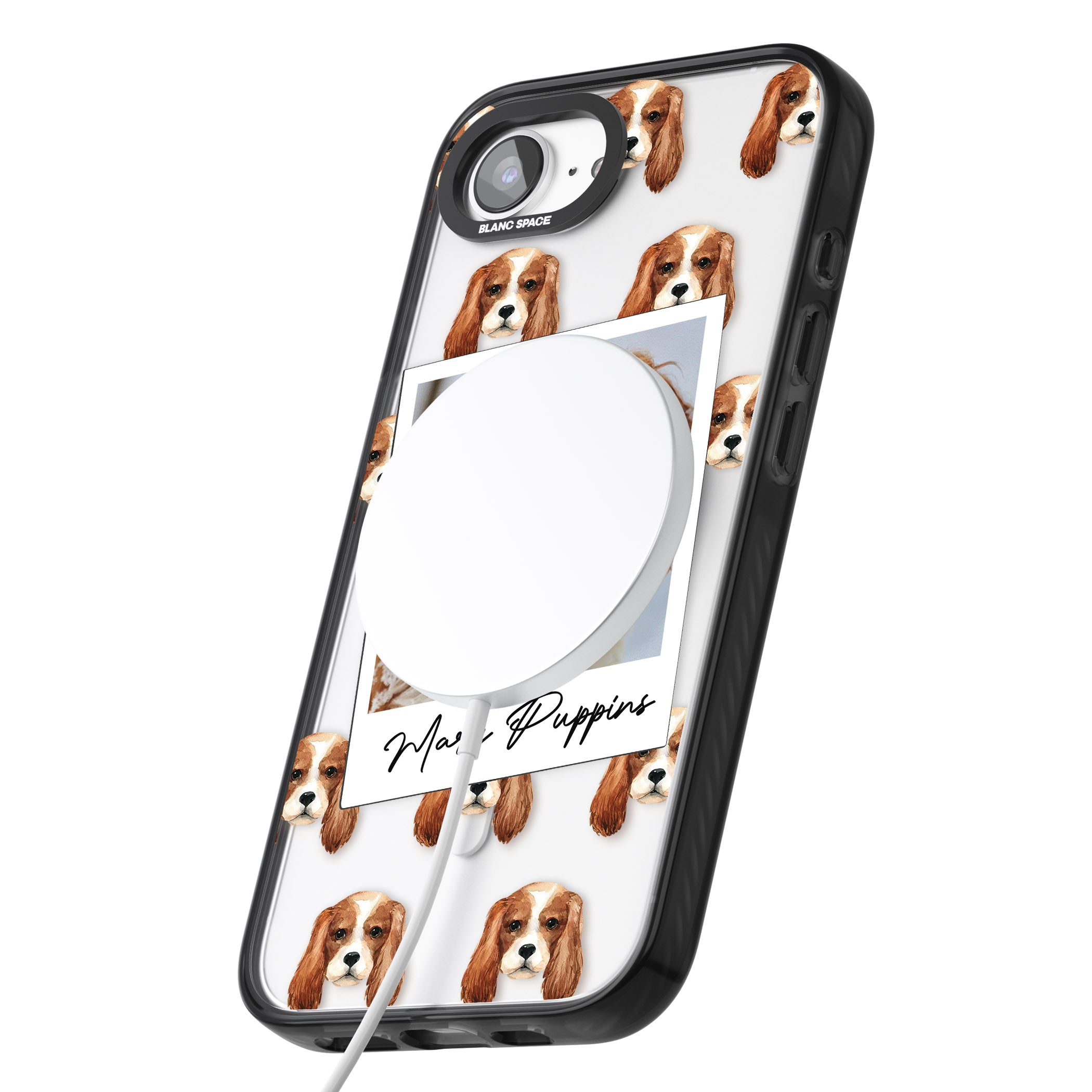 Personalised Cavalier King Charles Instant Camera Photo