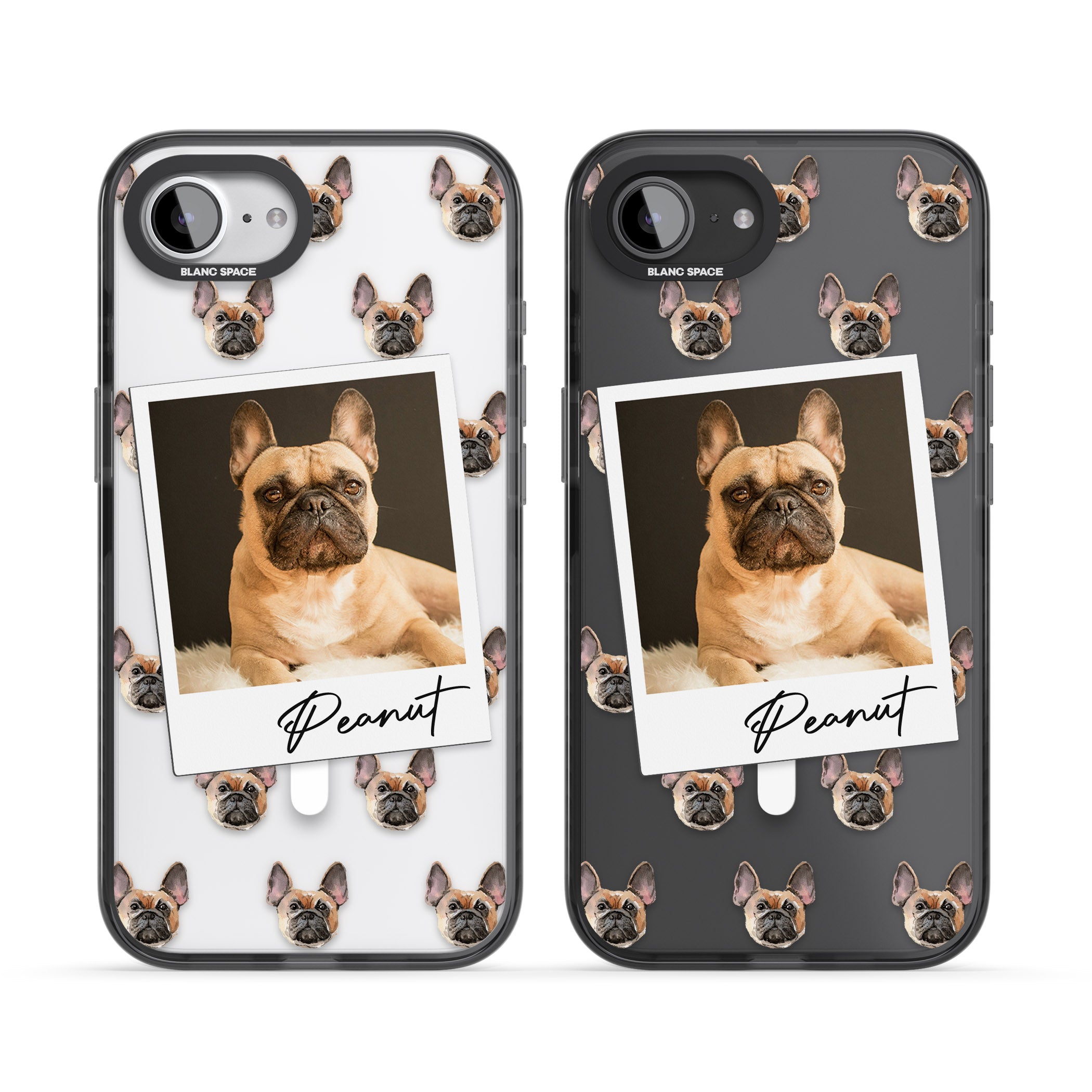 Personalised Tan French Bulldog Instant Camera Photo