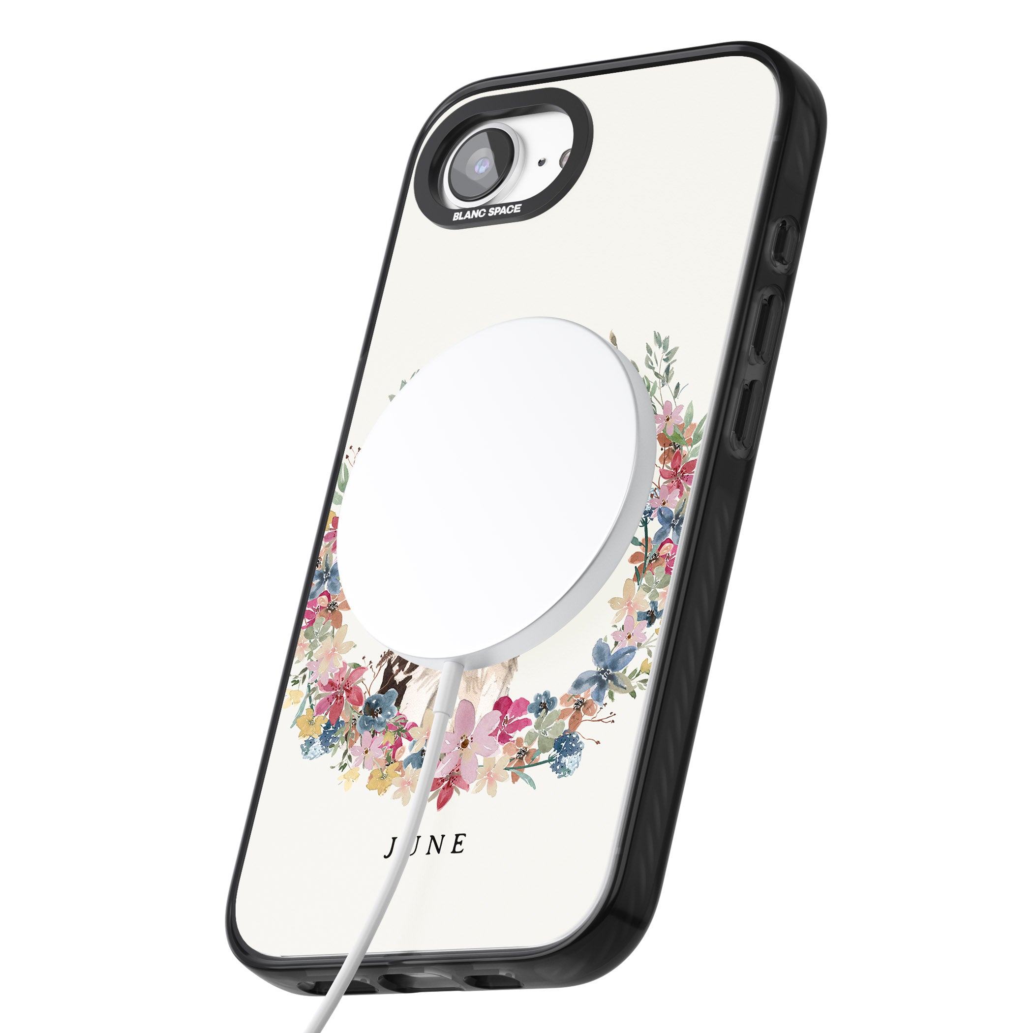 Personalised King Charles Floral Portrait