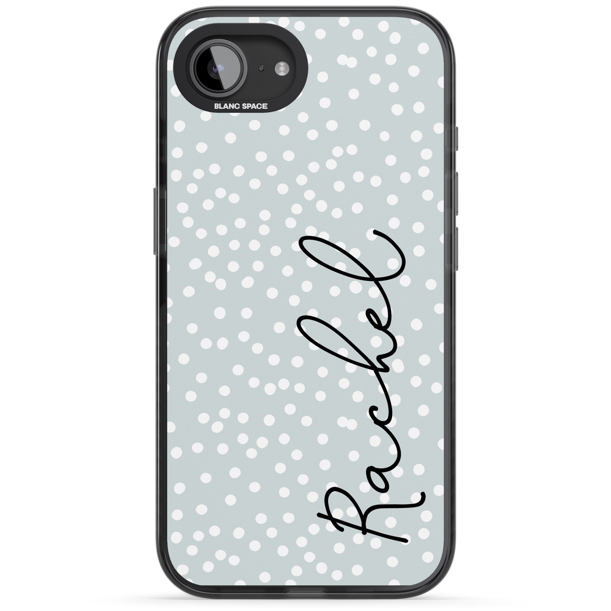 Personalised Vertical Cursive & Dots
