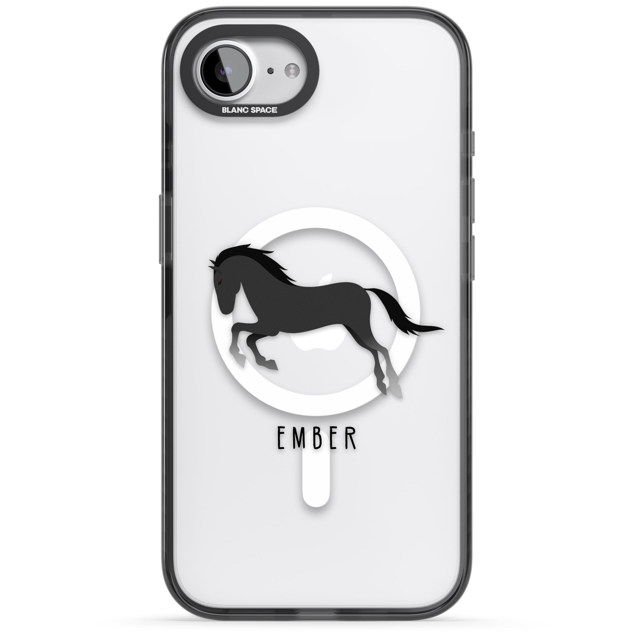 Personalised Black Horse
